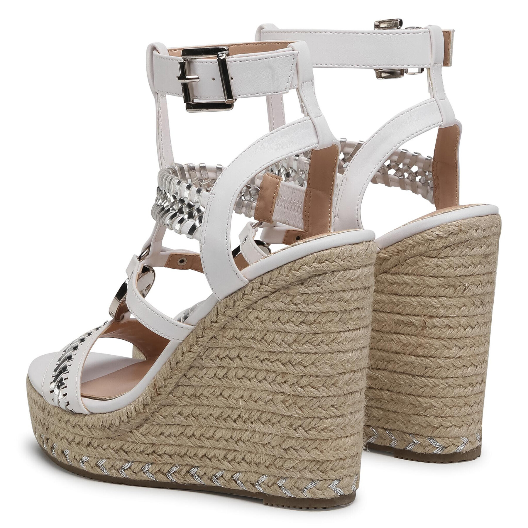 DeeZee Espadrile WYL2541-1 Bela - Pepit.si