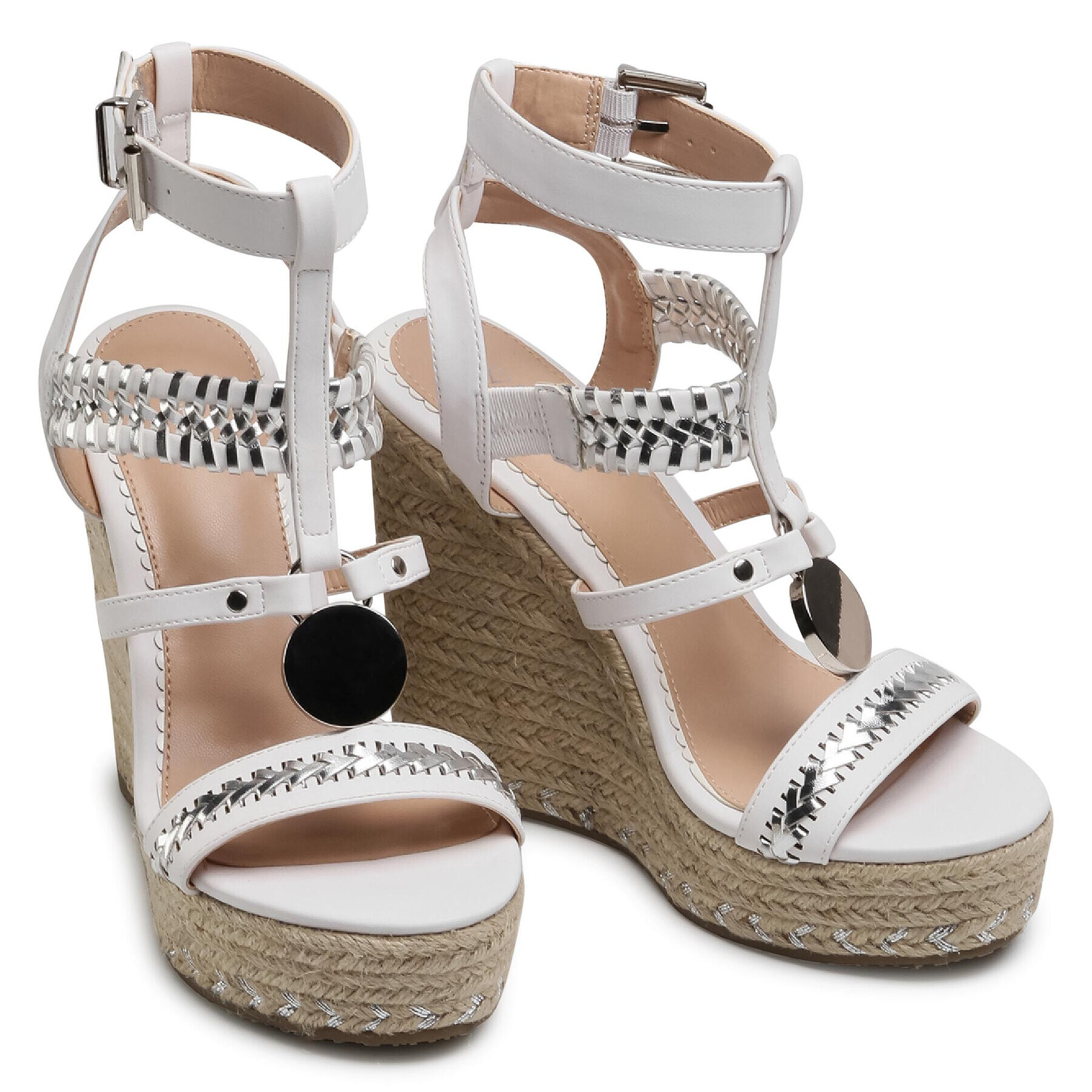 DeeZee Espadrile WYL2541-1 Bela - Pepit.si