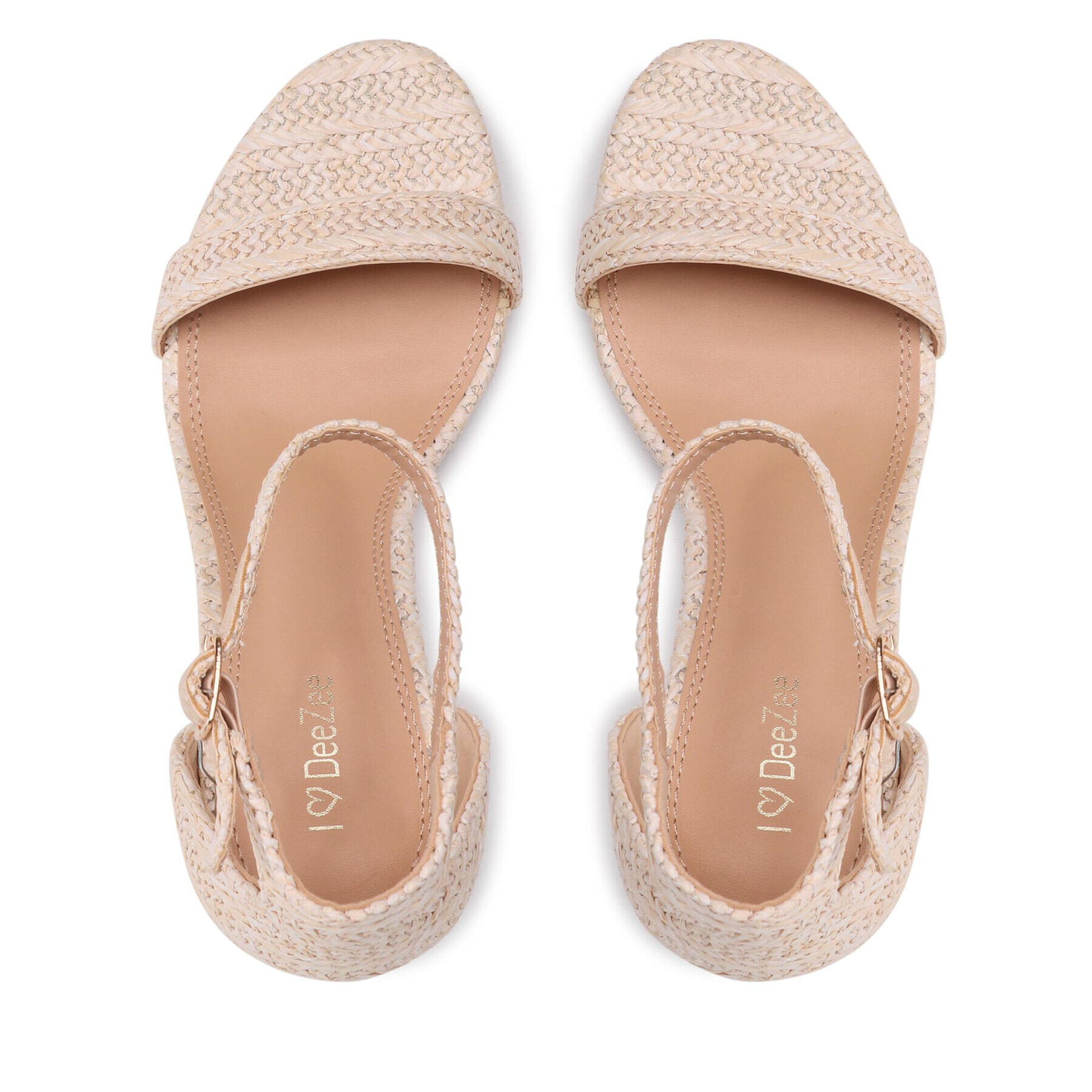 DeeZee Espadrile WYL2671-1 Bež - Pepit.si