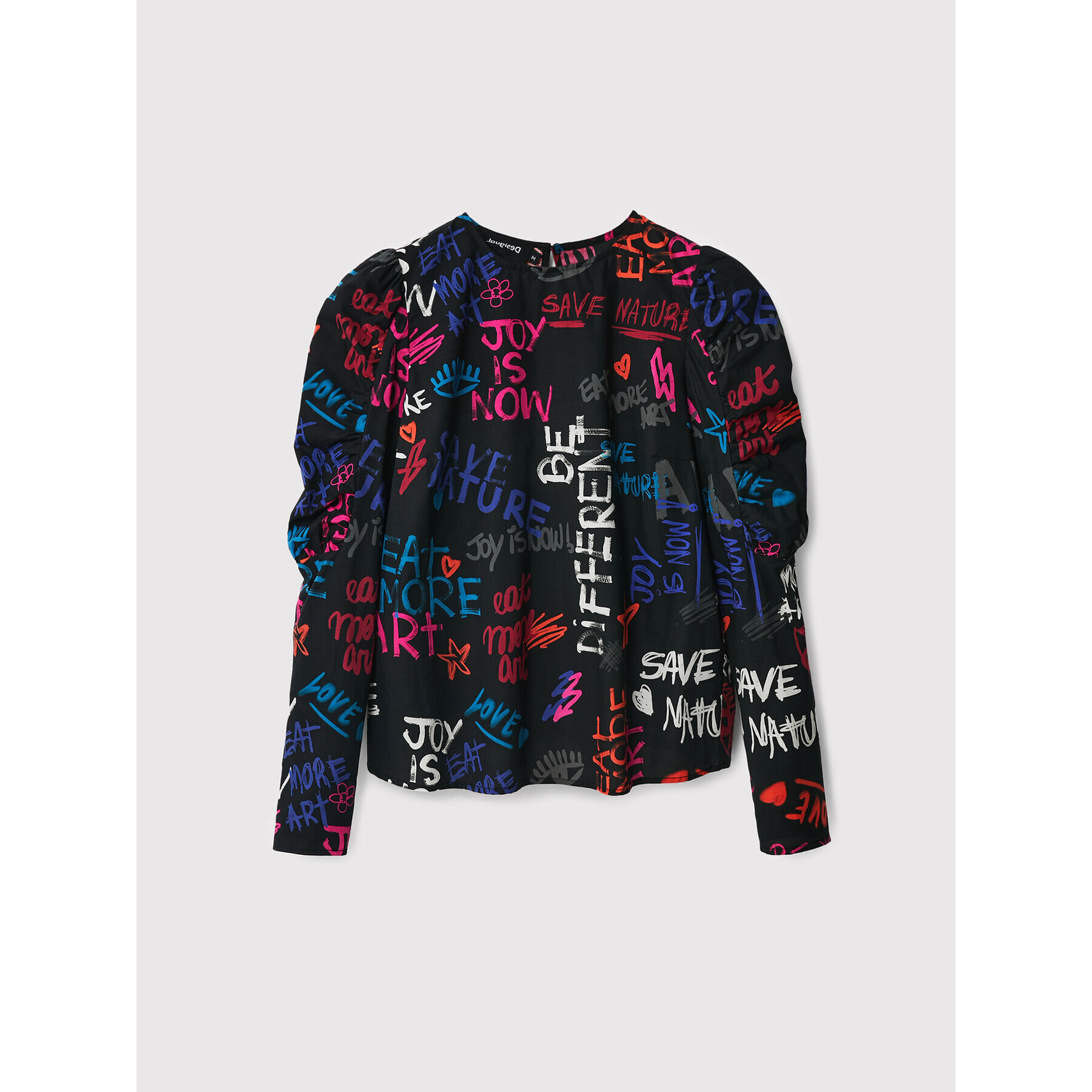 Desigual Bluza 22WWBW03 Črna Regular Fit - Pepit.si