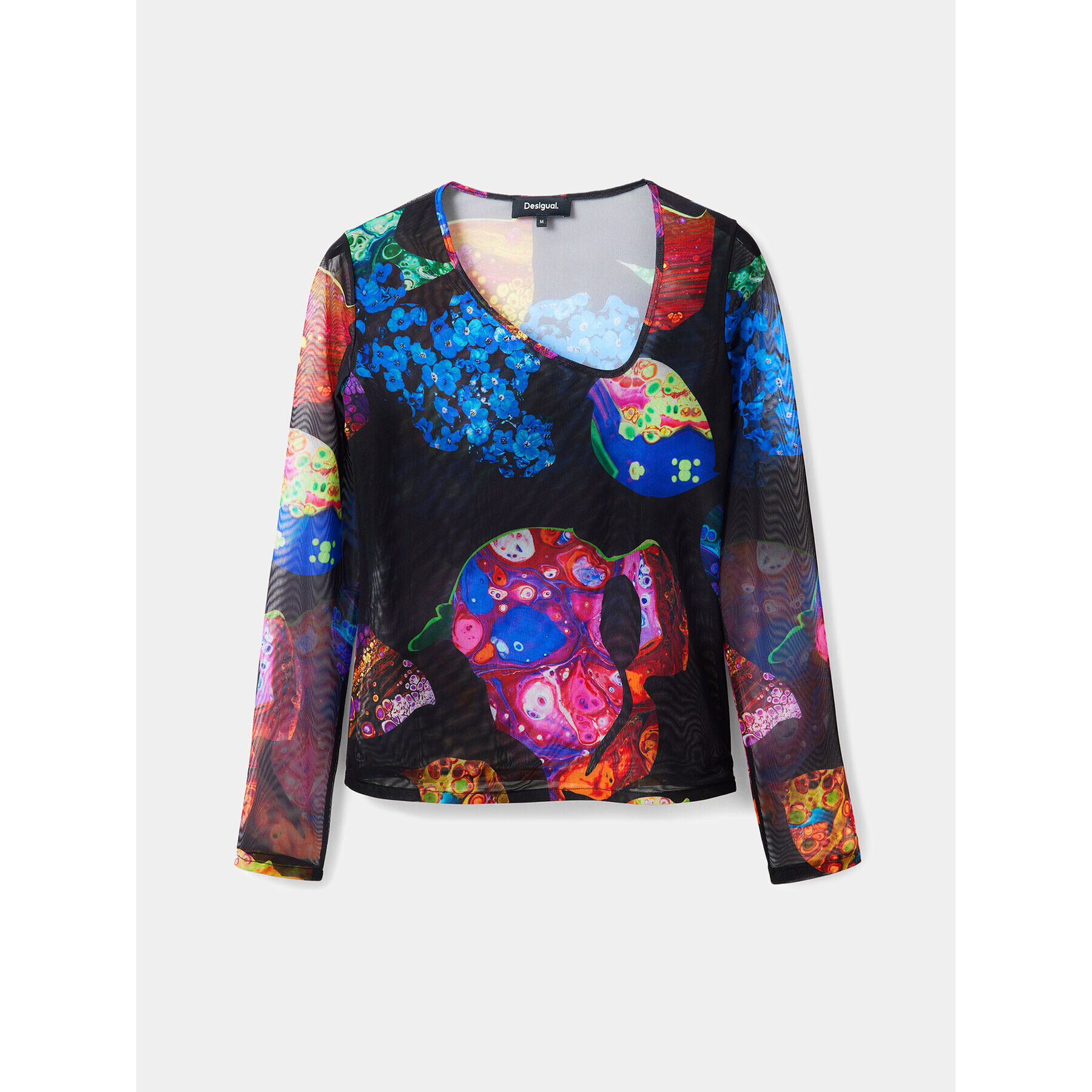 Desigual Bluza 23WWTK06 Črna Regular Fit - Pepit.si