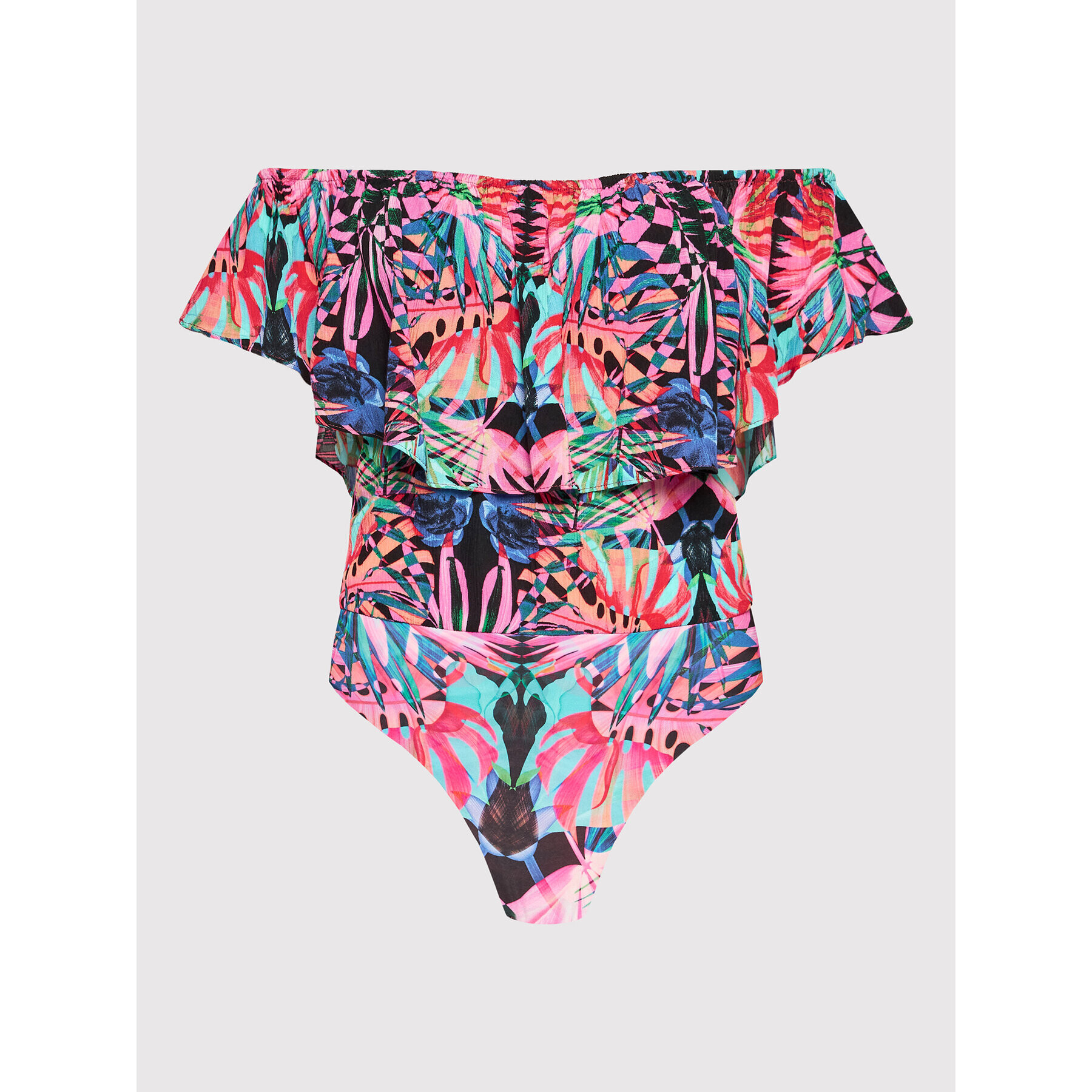 Desigual Bodi Poppy 22SWBW33 Pisana Slim Fit - Pepit.si