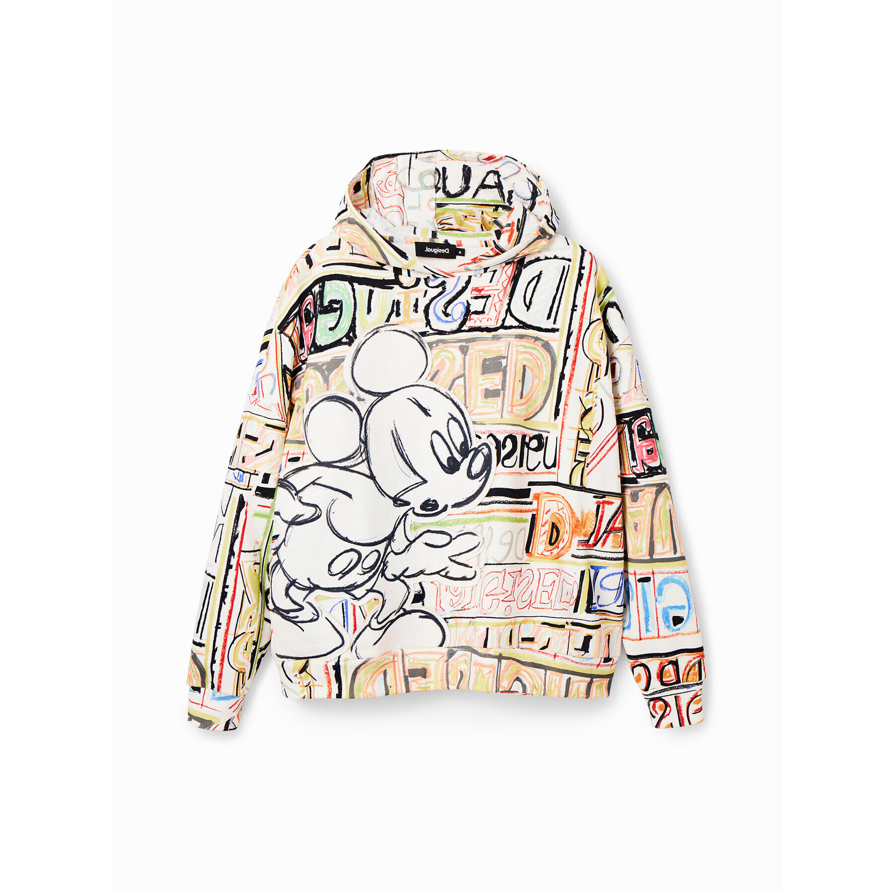 Desigual Jopa DISNEY Mickey Letters 23SWSK31 Pisana Oversize - Pepit.si