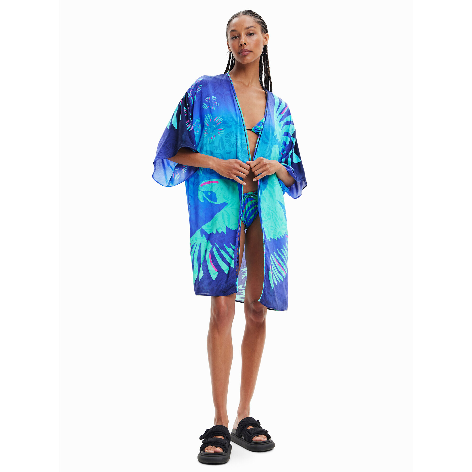 Desigual Kimono 23SWMW28 Pisana Regular Fit - Pepit.si