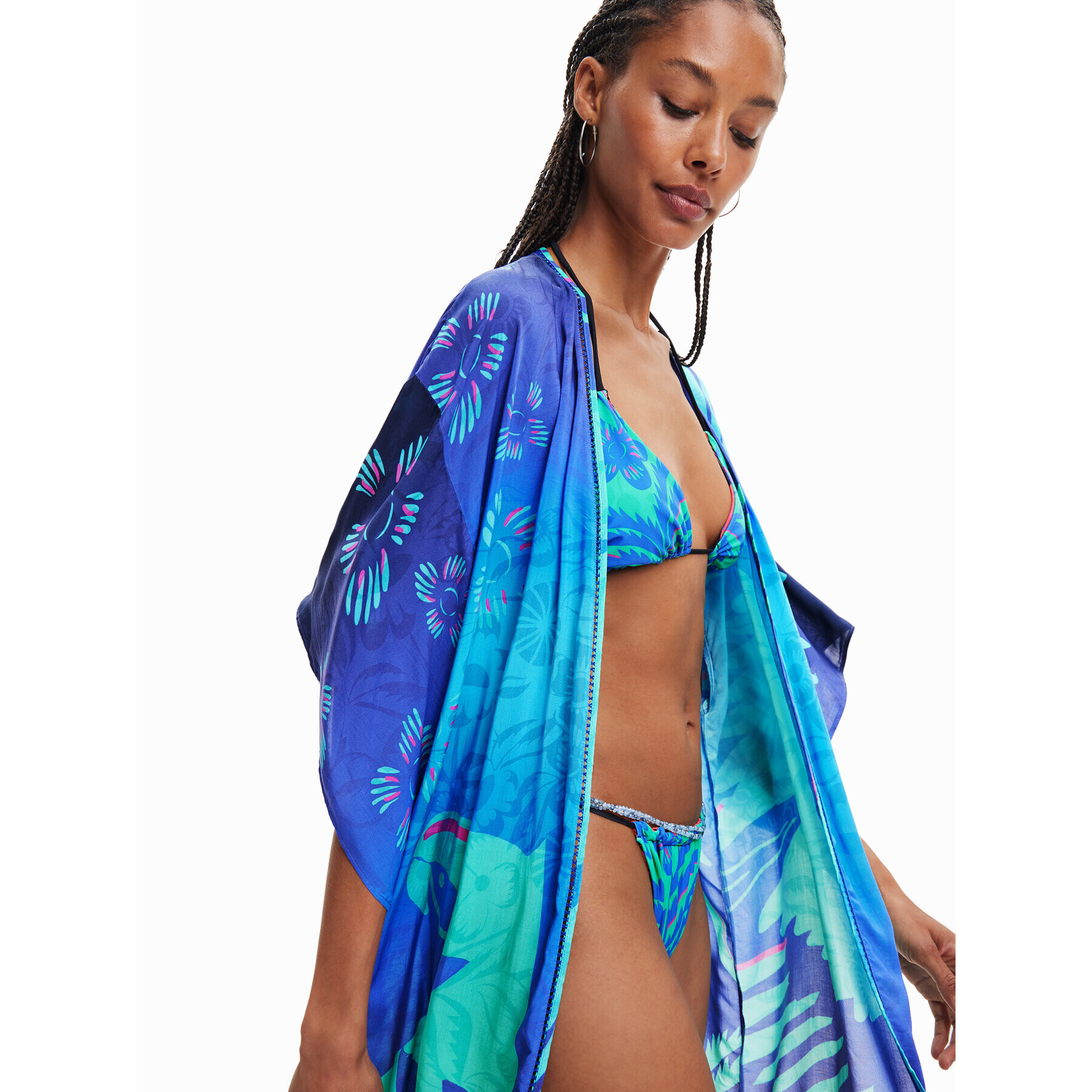 Desigual Kimono 23SWMW28 Pisana Regular Fit - Pepit.si