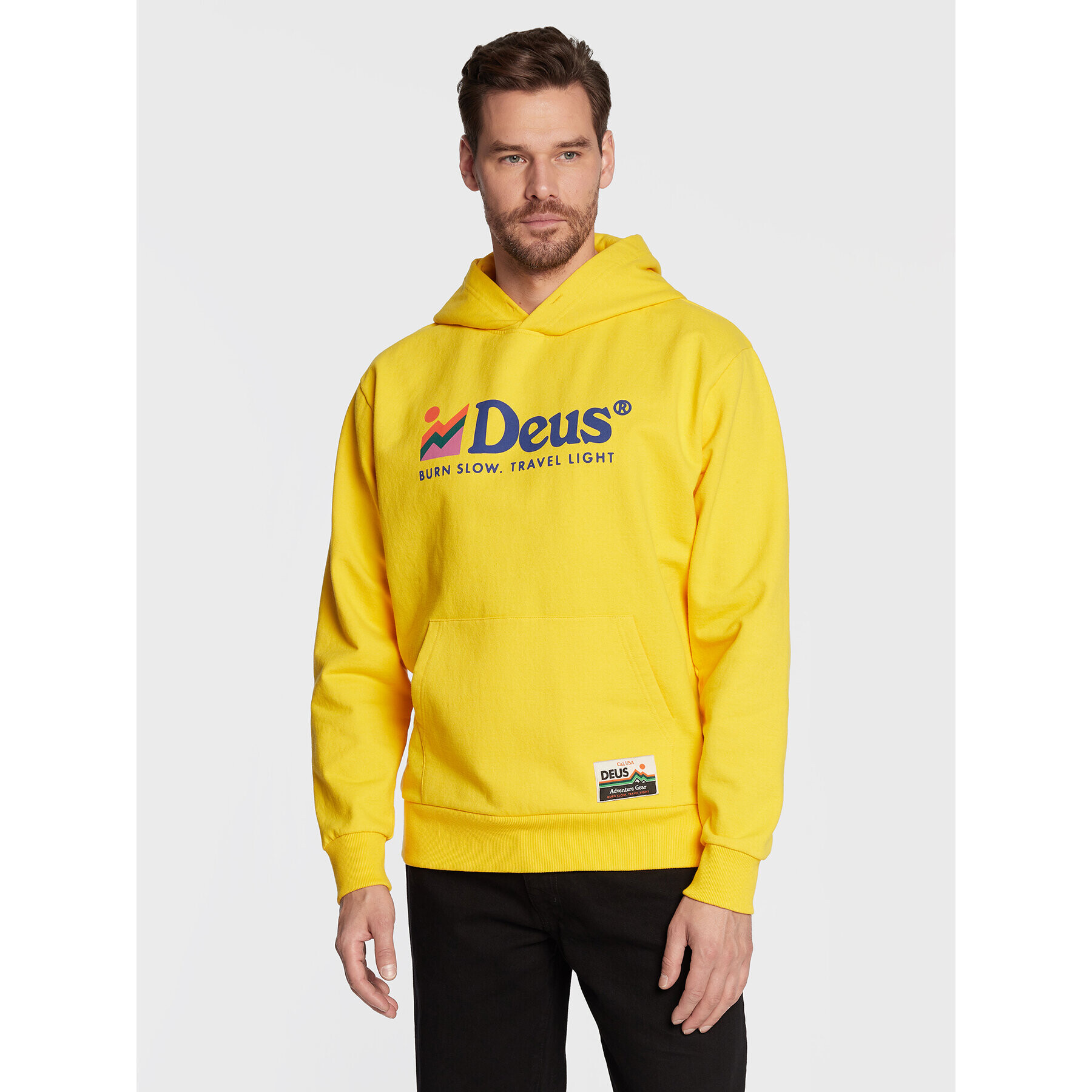 Deus Ex Machina Jopa Rubble DMF228332 Rumena Boxy Fit - Pepit.si