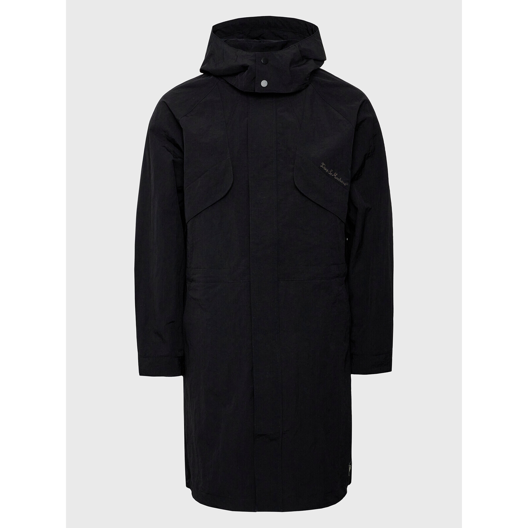 Deus Ex Machina Parka Polaris DPT22022 Črna Relaxed Fit - Pepit.si