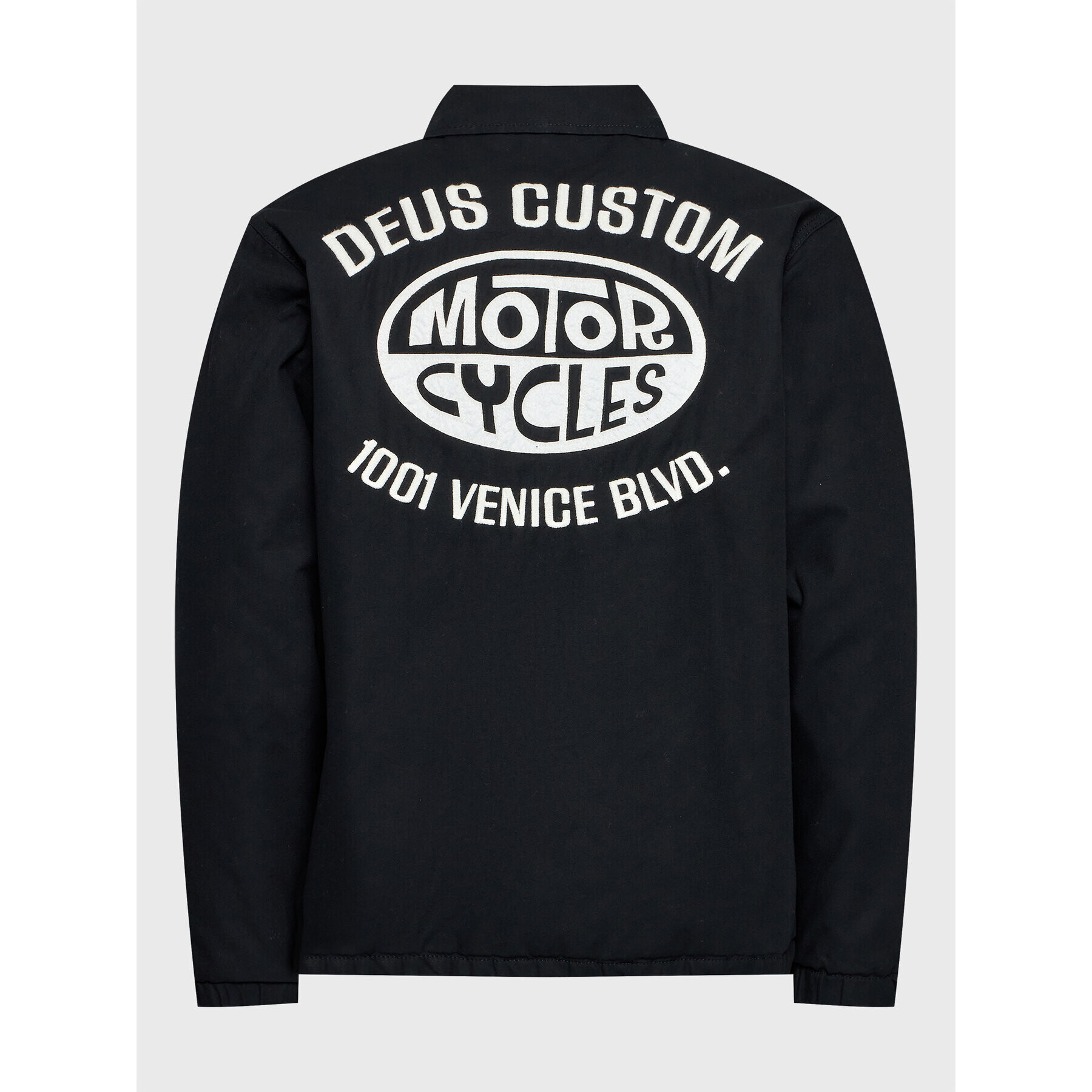 Deus Ex Machina Prehodna jakna Frontier DMF226424 Črna Regular Fit - Pepit.si