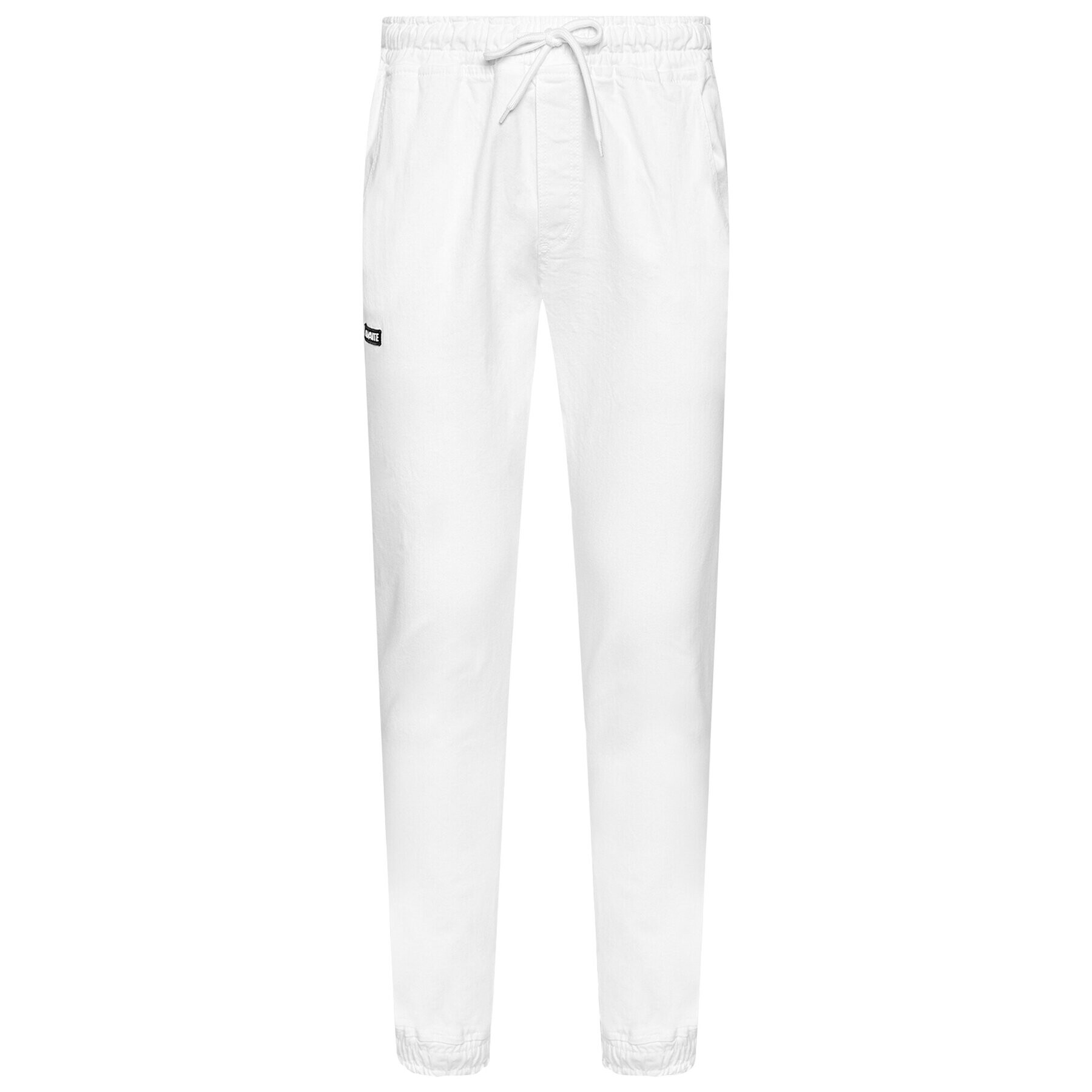 Diamante Wear Jogging hlače Unisex Classic 4054 Bela Regular Fit - Pepit.si