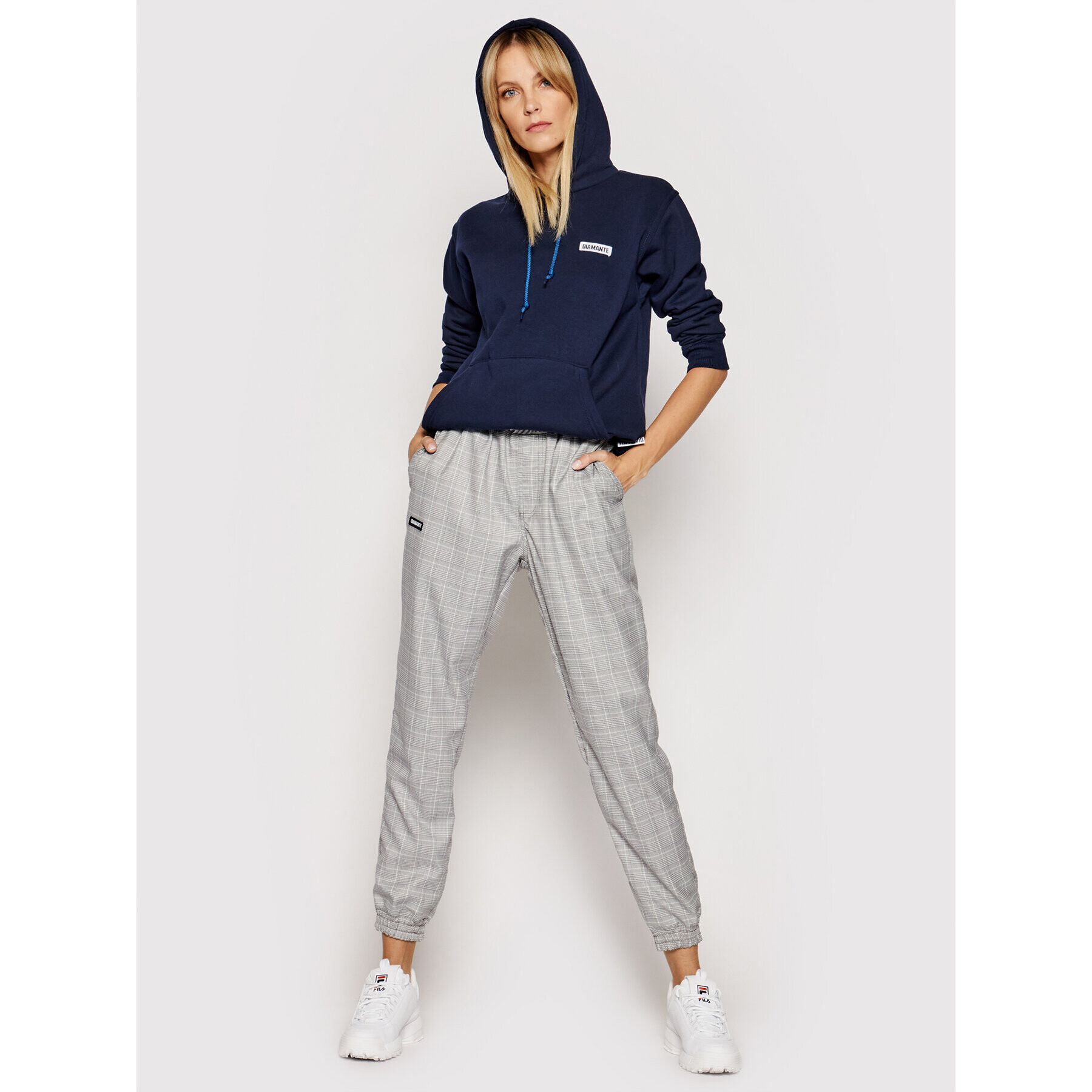 Diamante Wear Jogging hlače Unisex Classic 5411 Siva Regular Fit - Pepit.si