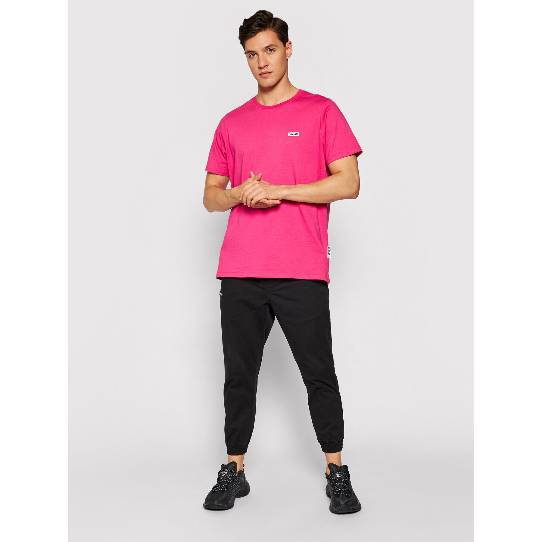 Diamante Wear Jogging hlače Unisex Petite 5440 Črna Regular Fit - Pepit.si