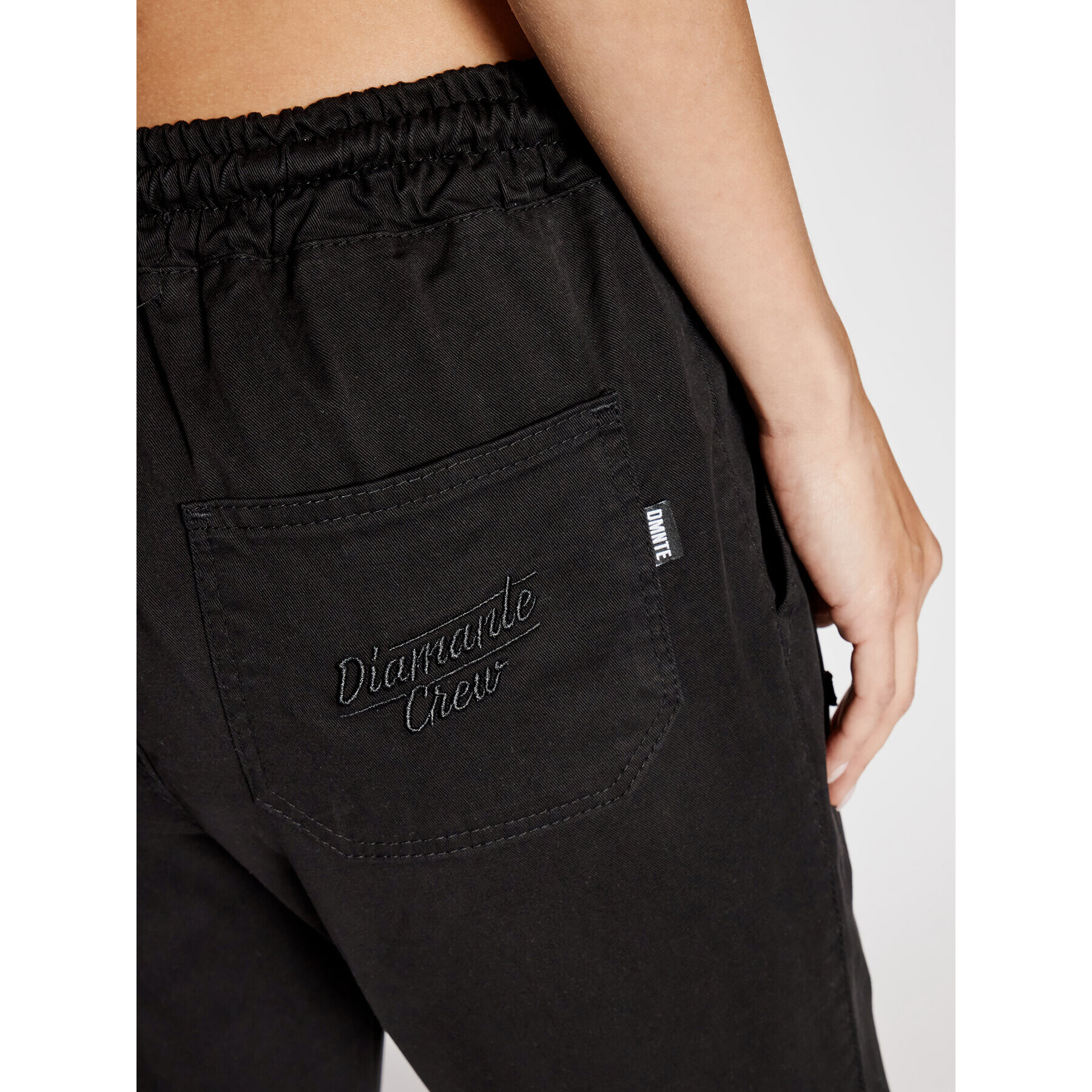 Diamante Wear Jogging hlače Unisex Petite 5440 Črna Regular Fit - Pepit.si