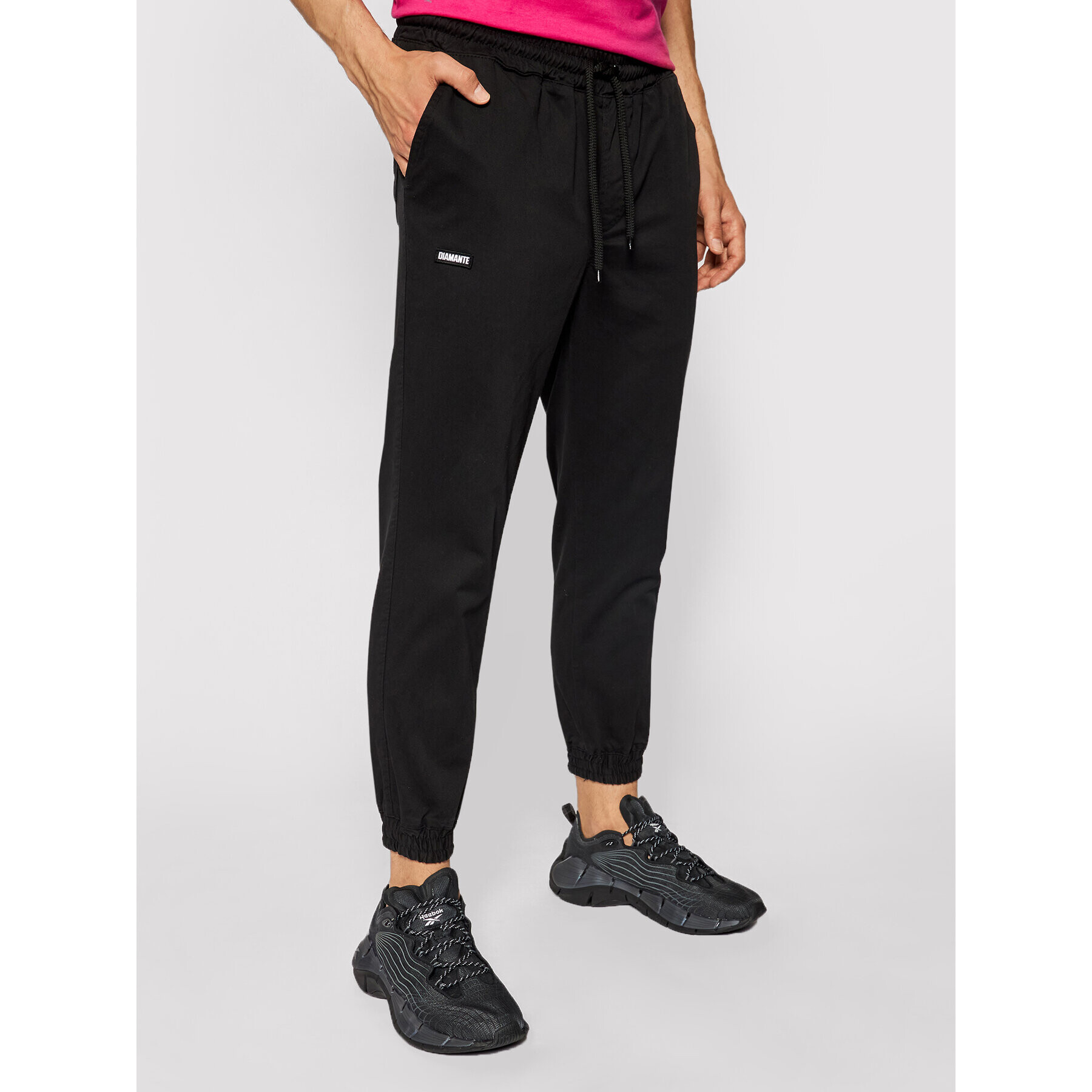 Diamante Wear Jogging hlače Unisex Petite 5440 Črna Regular Fit - Pepit.si