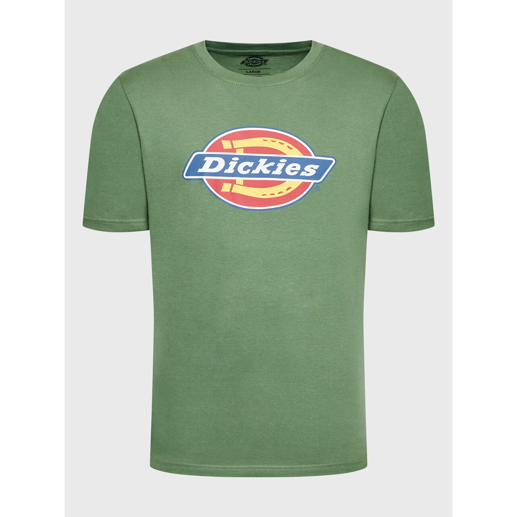 Dickies Majica Icon Logo DK0A4XC9C97 Zelena Regular Fit - Pepit.si