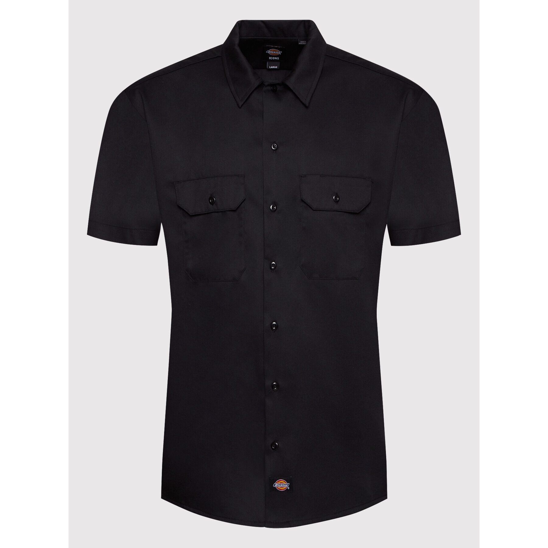 Dickies Srajca Work DK0A4XK7BLK Črna Regular Fit - Pepit.si