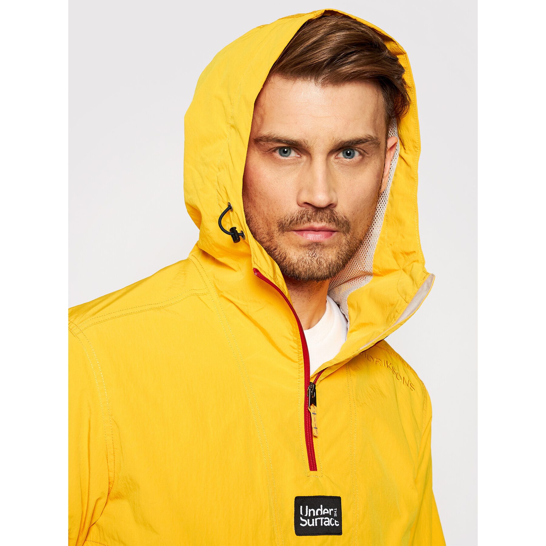 Didriksons Anorak Vilmer Usx 503654 Rumena Relaxed Fit - Pepit.si