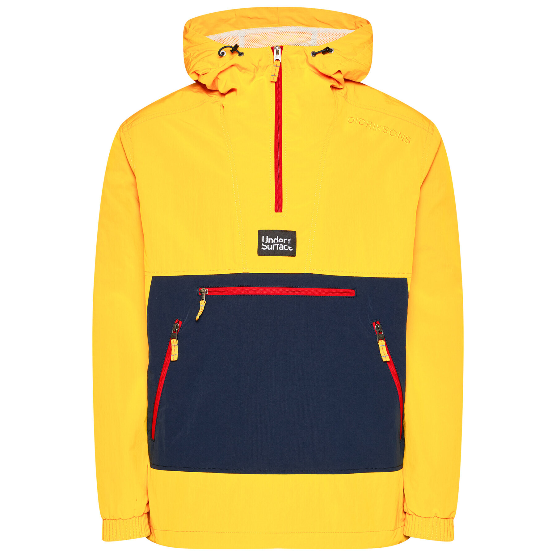 Didriksons Anorak Vilmer Usx 503654 Rumena Relaxed Fit - Pepit.si