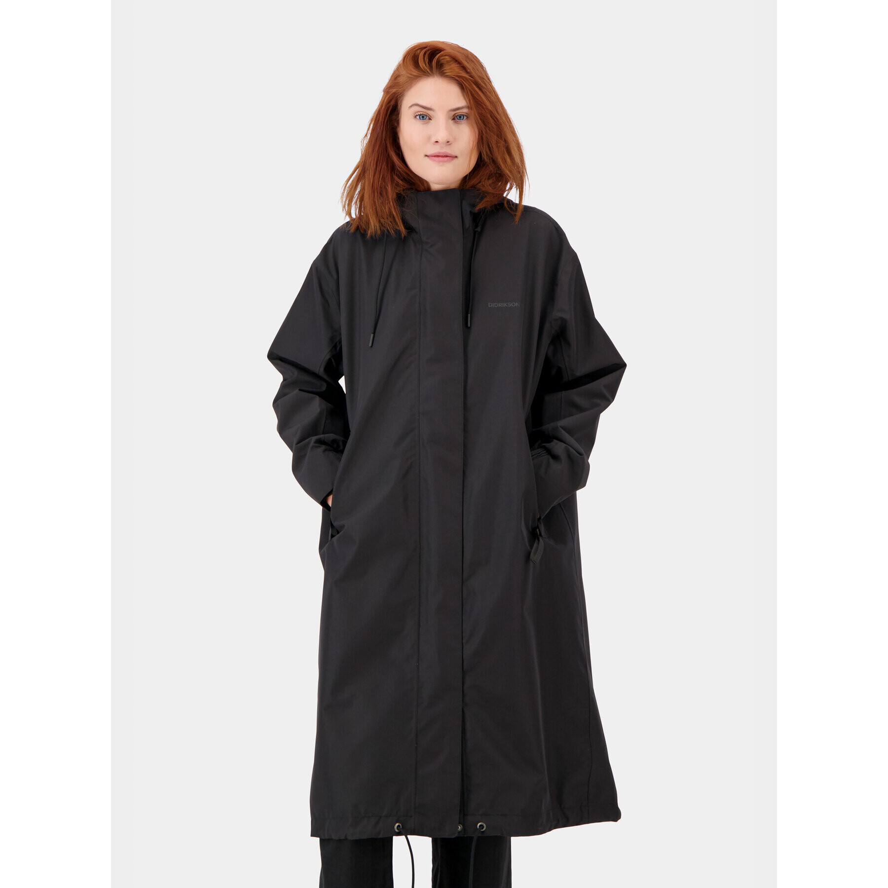 Didriksons Parka Alice 504680 Črna Oversize - Pepit.si