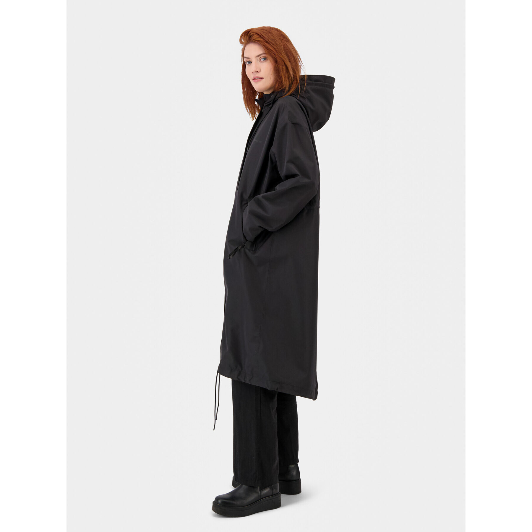 Didriksons Parka Alice 504680 Črna Oversize - Pepit.si