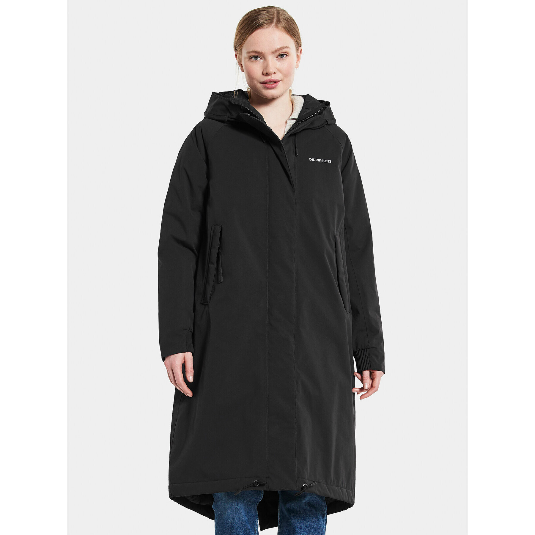 Didriksons Parka Alicia 504310 Črna Oversize - Pepit.si