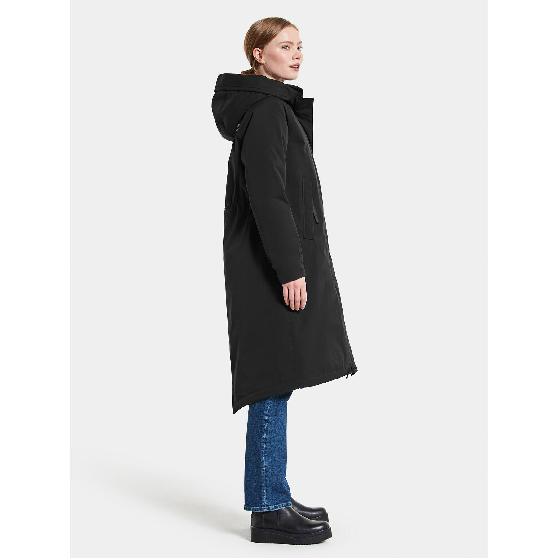 Didriksons Parka Alicia 504310 Črna Oversize - Pepit.si