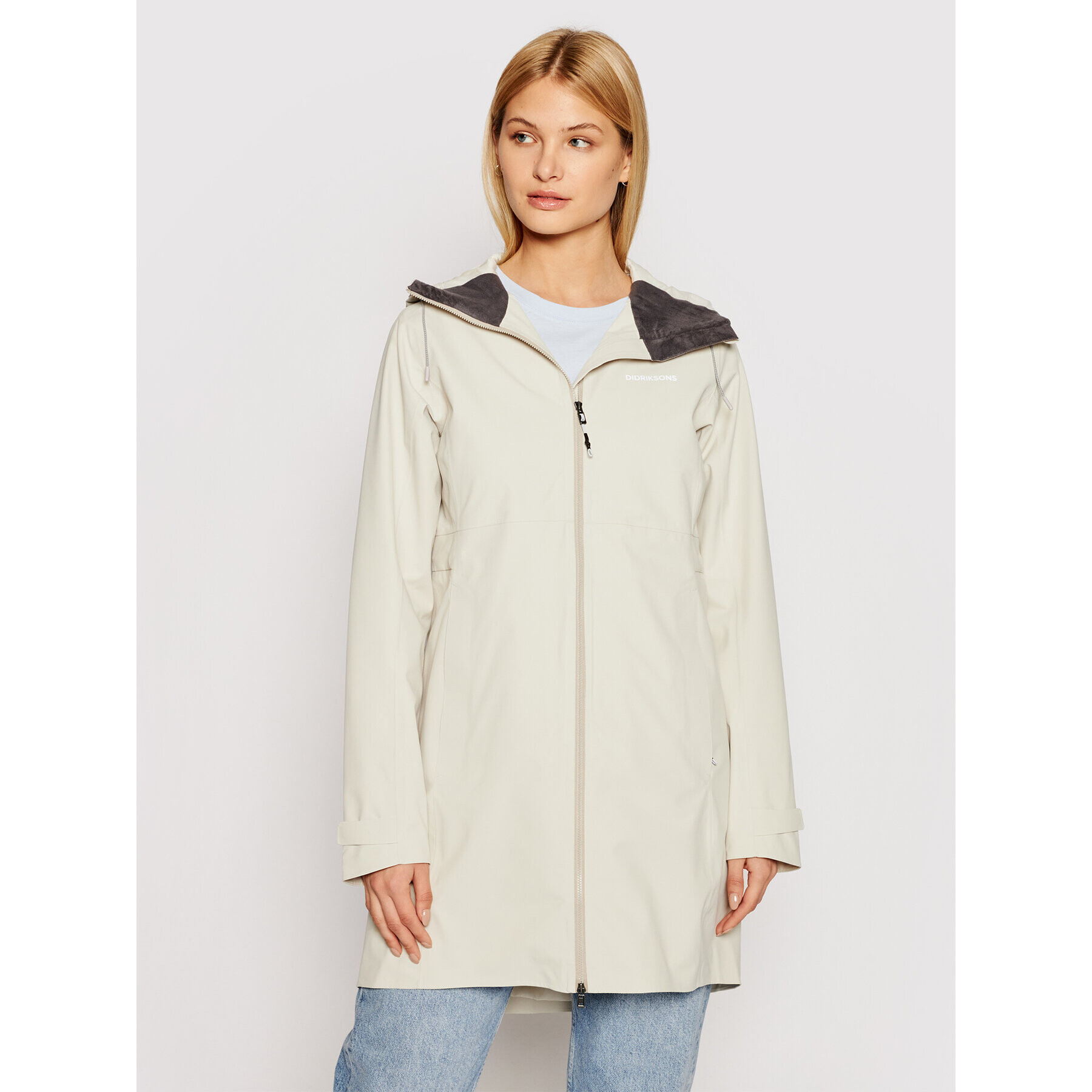 Didriksons Parka Bea 503616 Bež Regular Fit - Pepit.si