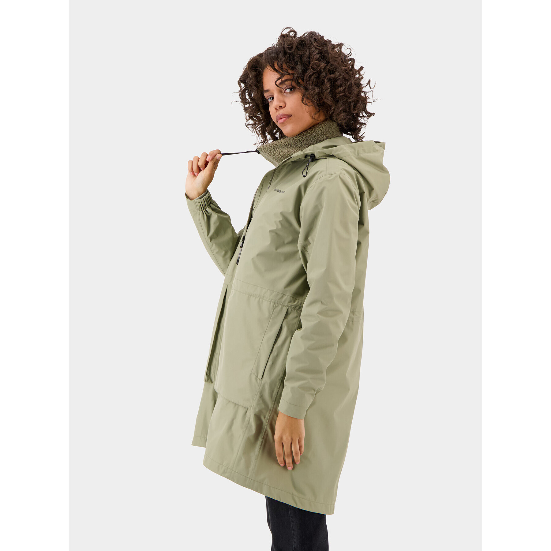 Didriksons Parka Bella 504648 Zelena Regular Fit - Pepit.si