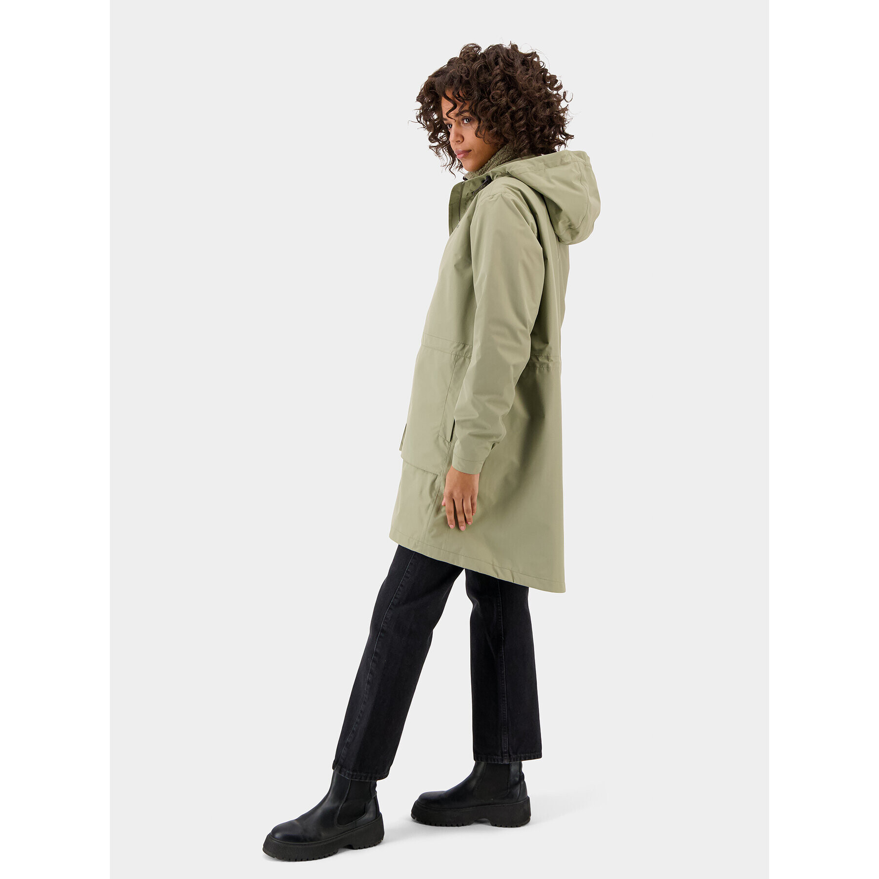 Didriksons Parka Bella 504648 Zelena Regular Fit - Pepit.si