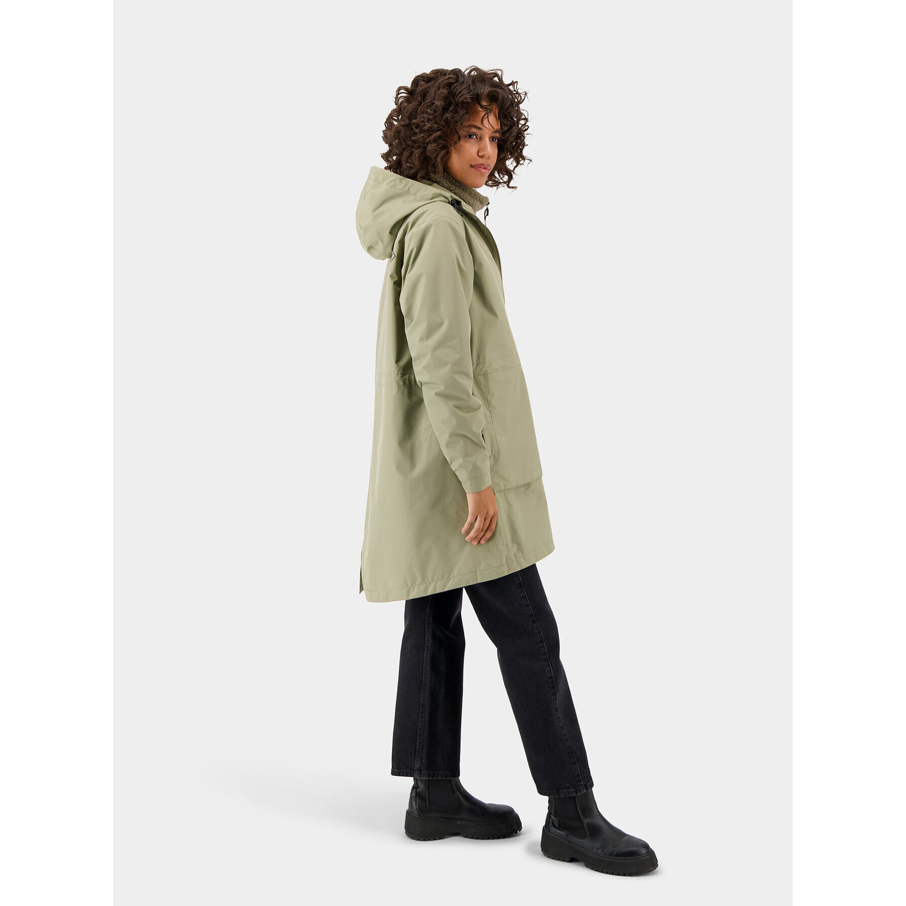 Didriksons Parka Bella 504648 Zelena Regular Fit - Pepit.si