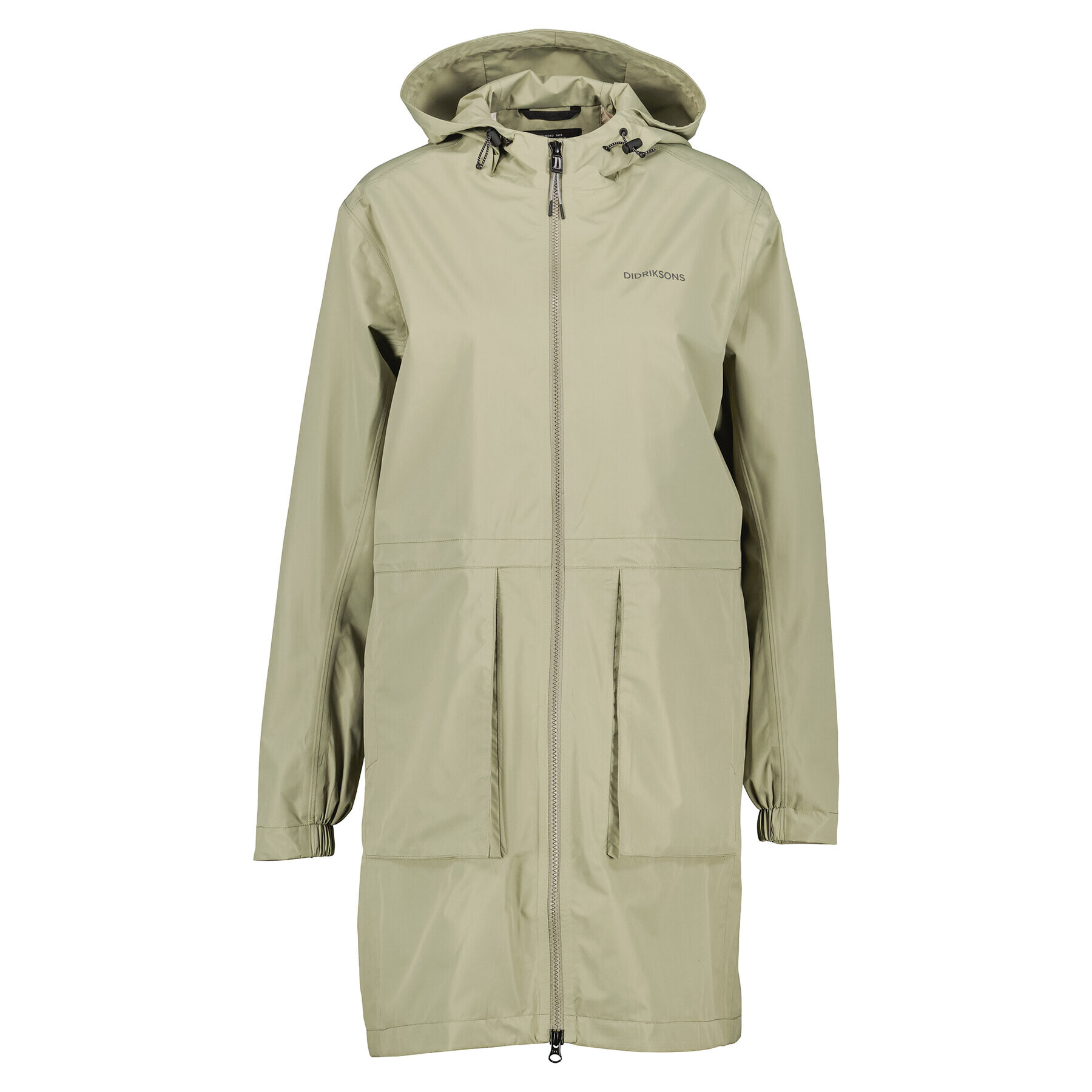 Didriksons Parka Bella 504648 Zelena Regular Fit - Pepit.si