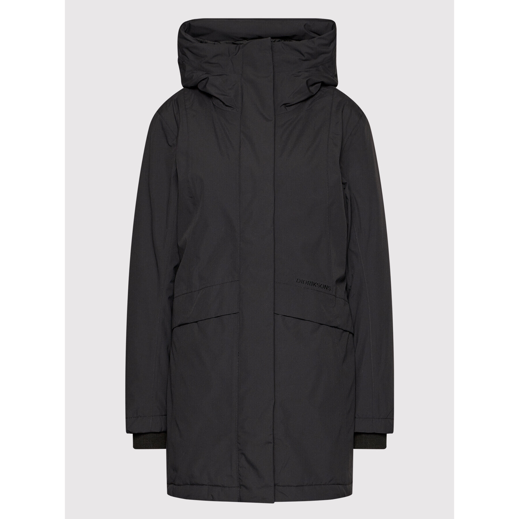 Didriksons Parka Cajsa 503908 Črna Regular Fit - Pepit.si