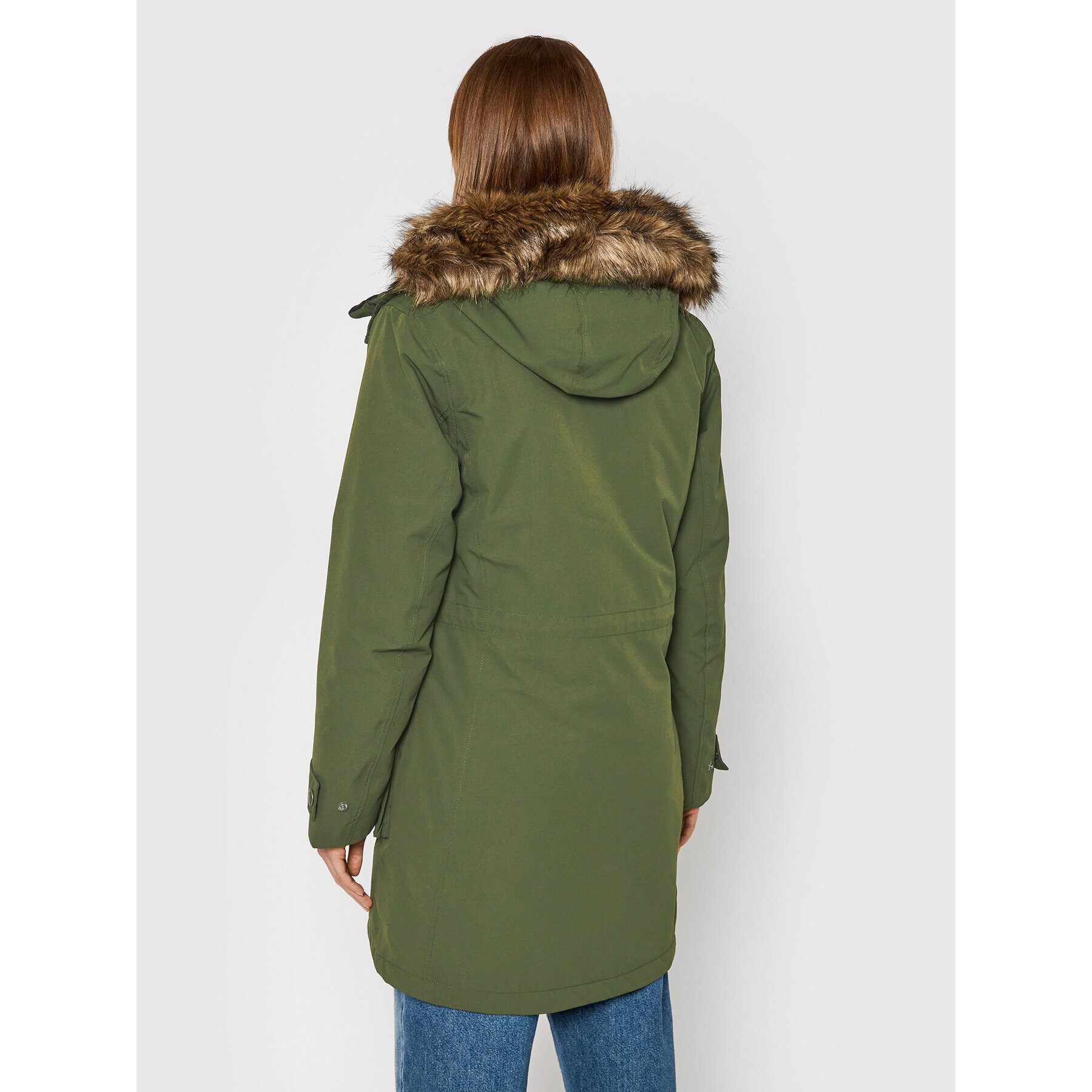 Didriksons Parka Ellen 503870 Zelena Regular Fit - Pepit.si