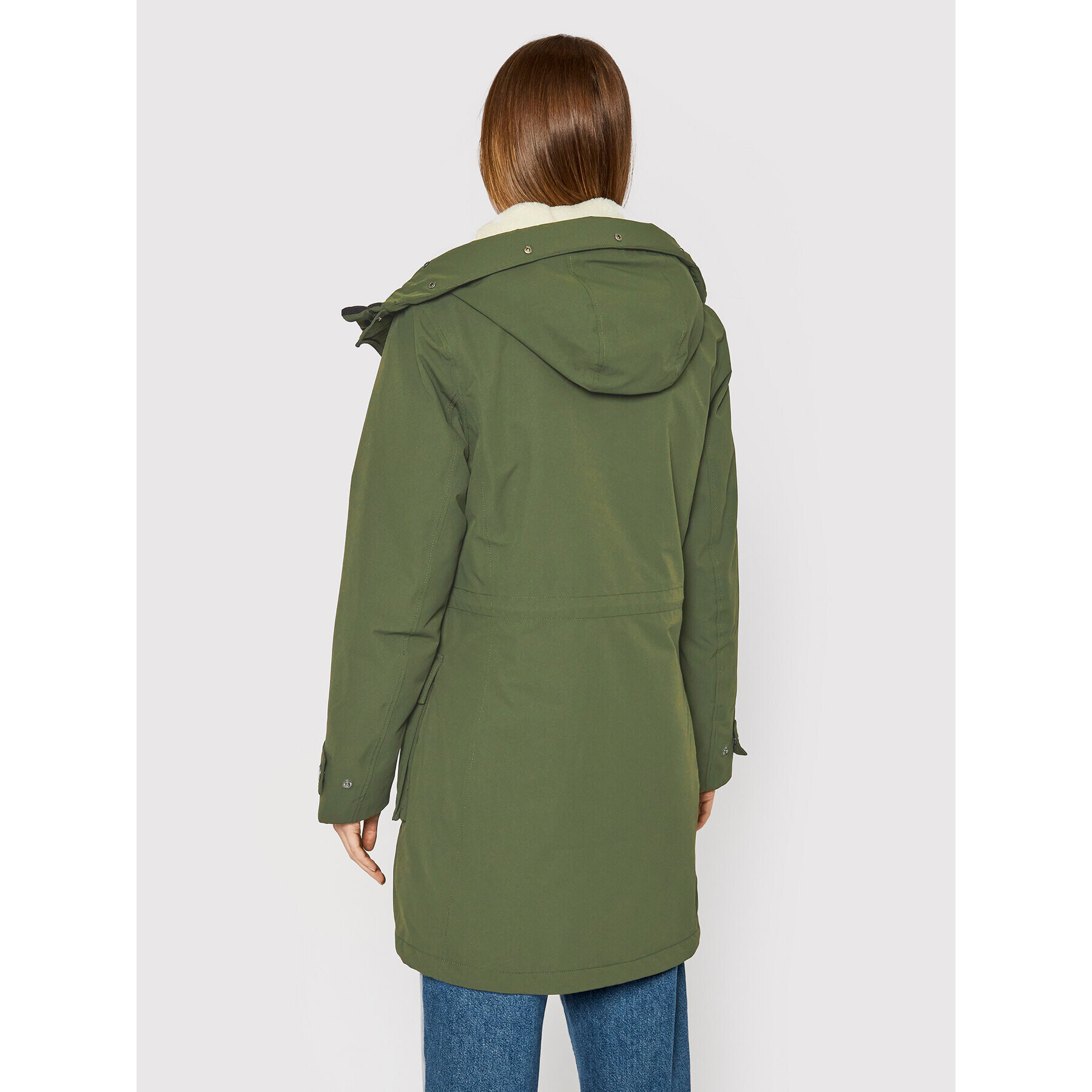 Didriksons Parka Ellen 503870 Zelena Regular Fit - Pepit.si