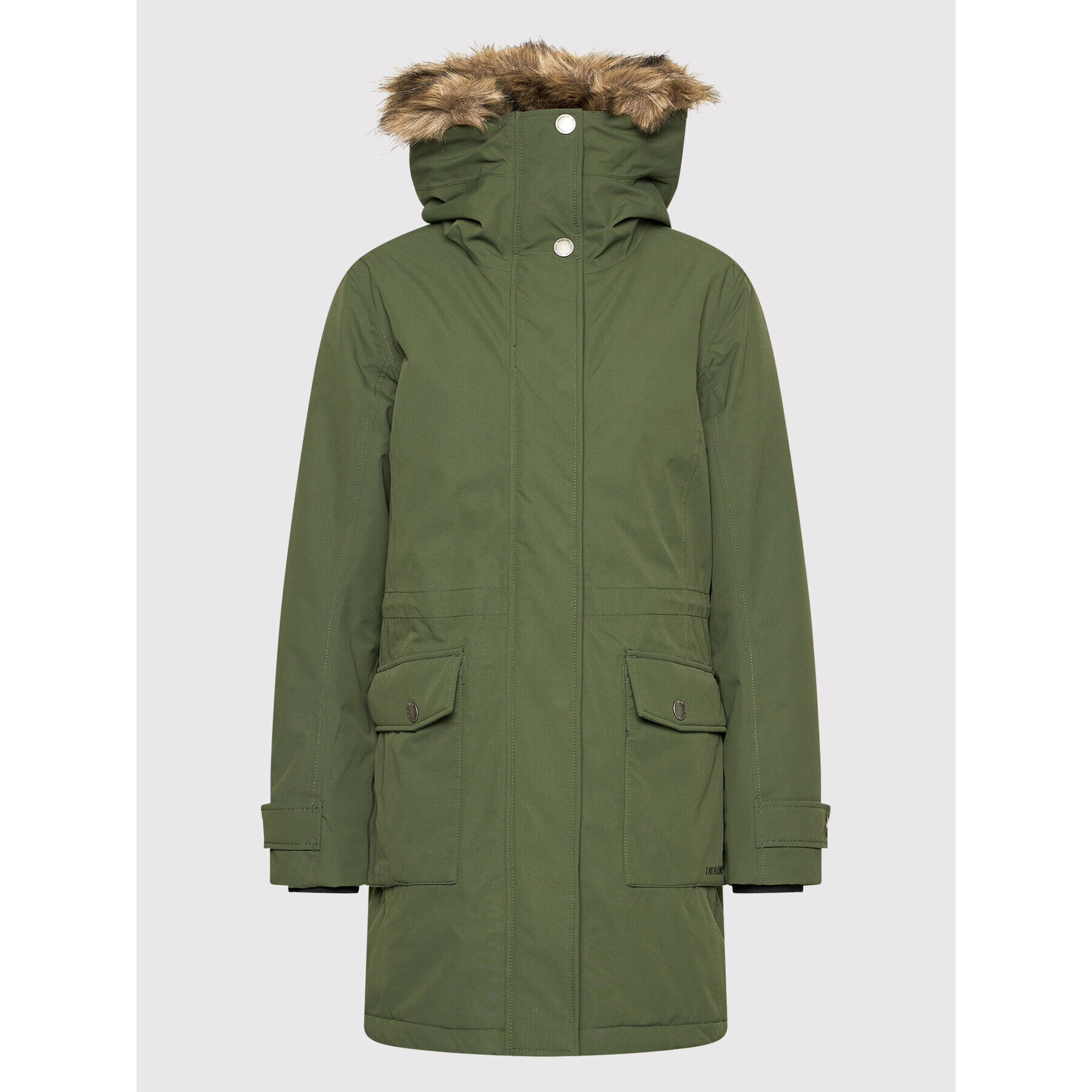 Didriksons Parka Ellen 503870 Zelena Regular Fit - Pepit.si