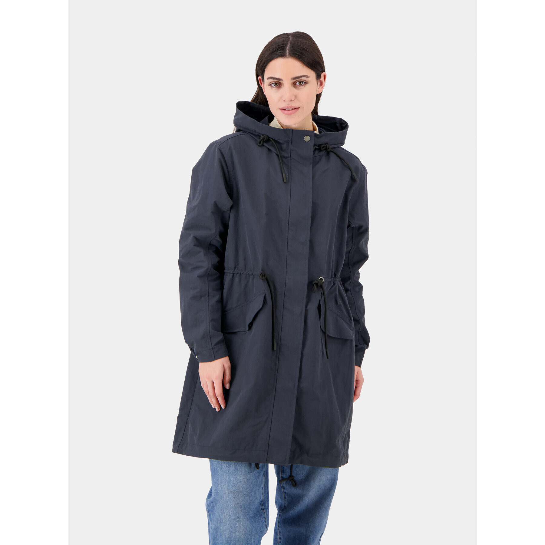 Didriksons Parka Helen 504644 Mornarsko modra Regular Fit - Pepit.si