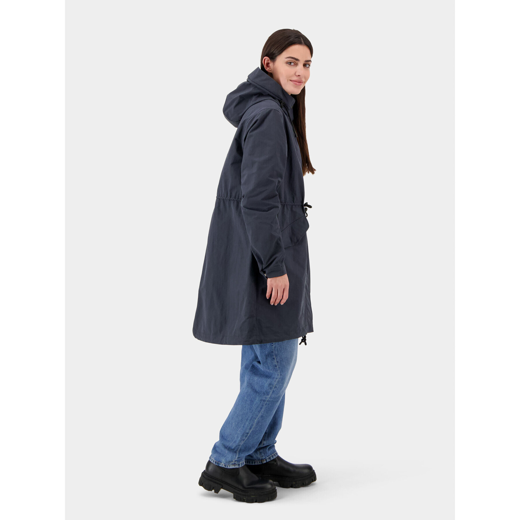 Didriksons Parka Helen 504644 Mornarsko modra Regular Fit - Pepit.si