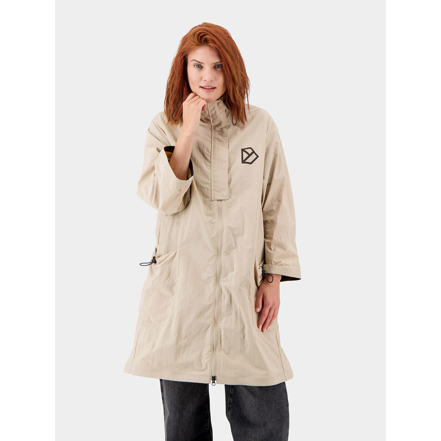 Didriksons Parka Juno 504657 Bež Regular Fit - Pepit.si