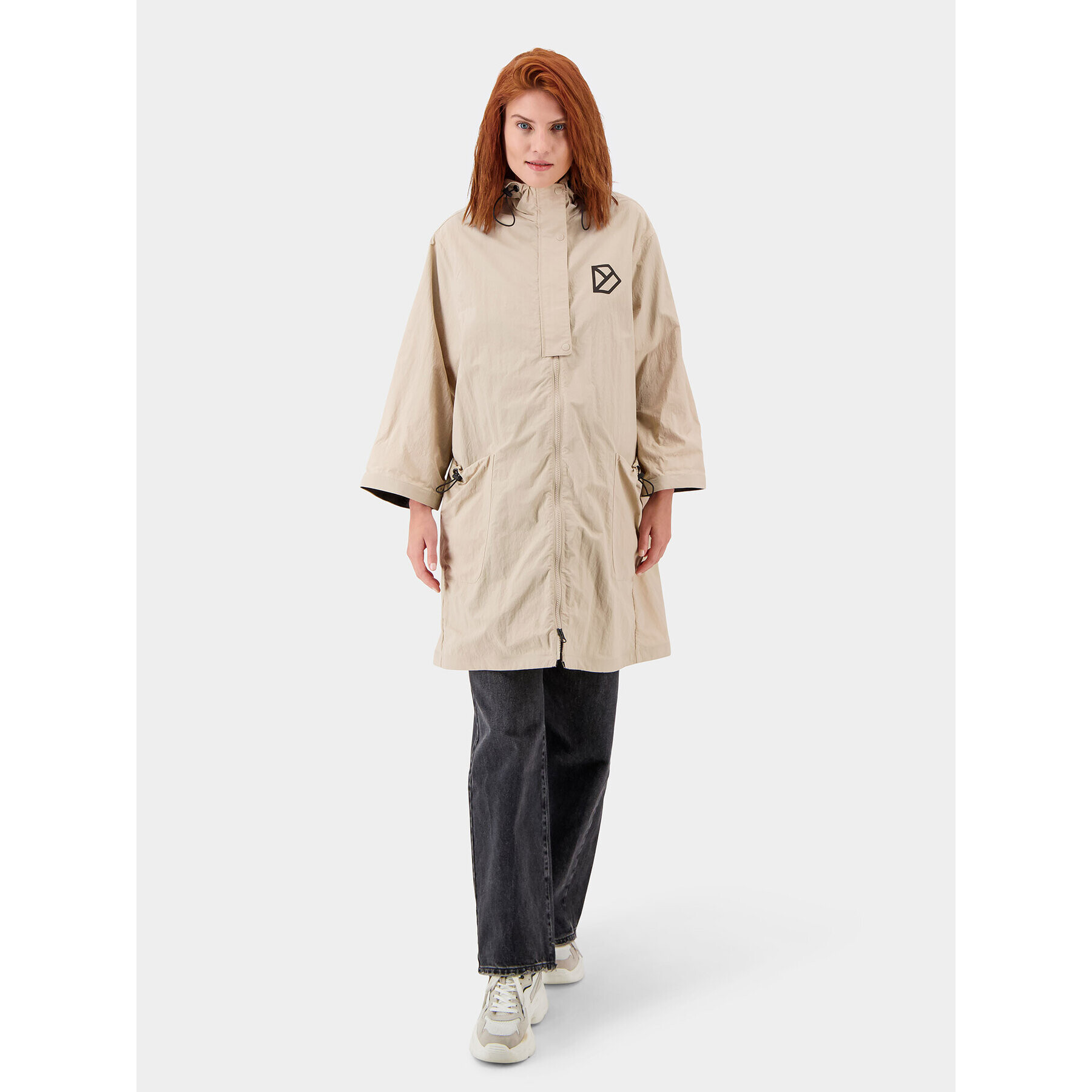 Didriksons Parka Juno 504657 Bež Regular Fit - Pepit.si