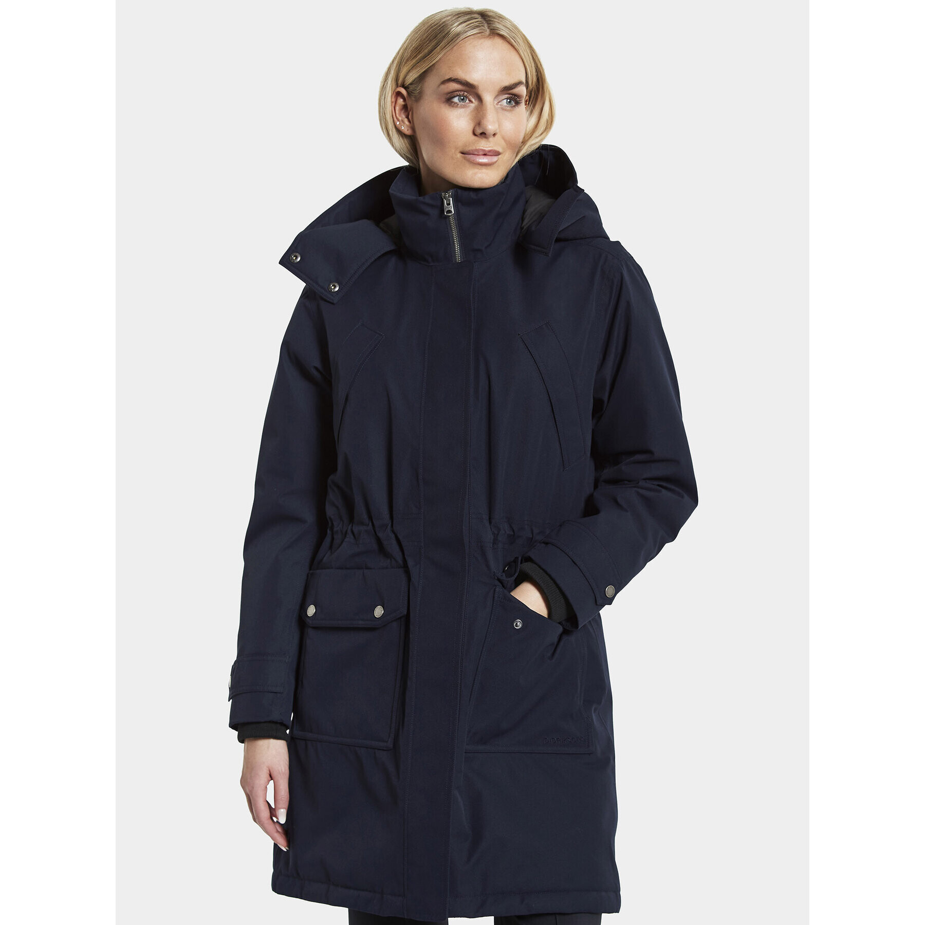 Didriksons Parka Lene 504261 Mornarsko modra Relaxed Fit - Pepit.si