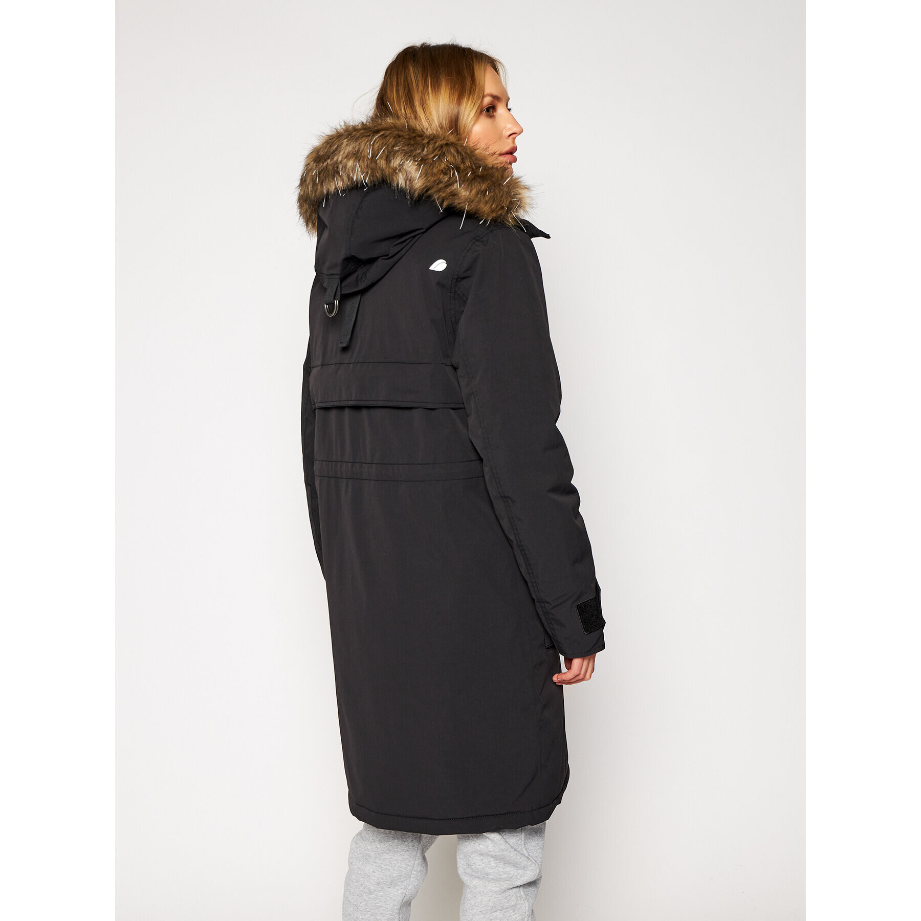 Didriksons Parka Leona 503157 Črna Classic Fit - Pepit.si