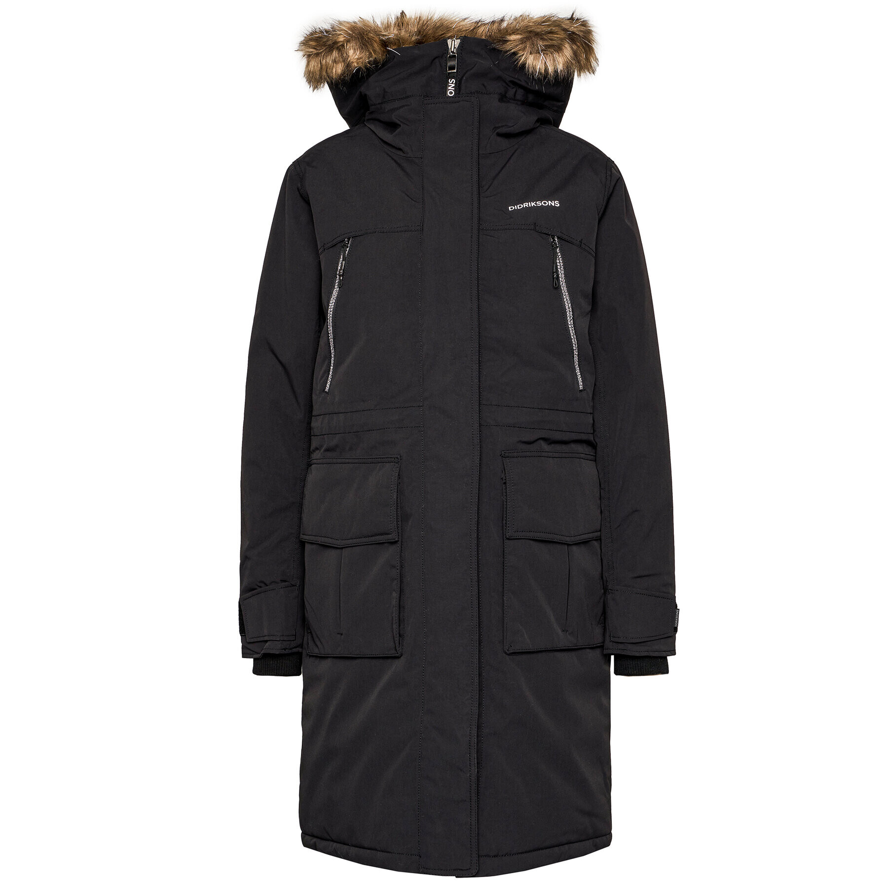 Didriksons Parka Leona 503157 Črna Classic Fit - Pepit.si