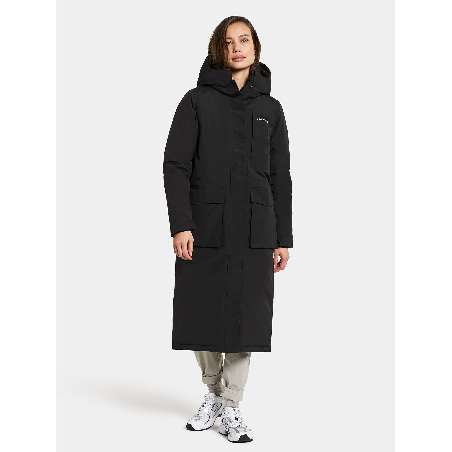 Didriksons Parka Leya Wns Parka L 3 504846 Črna Regular Fit - Pepit.si