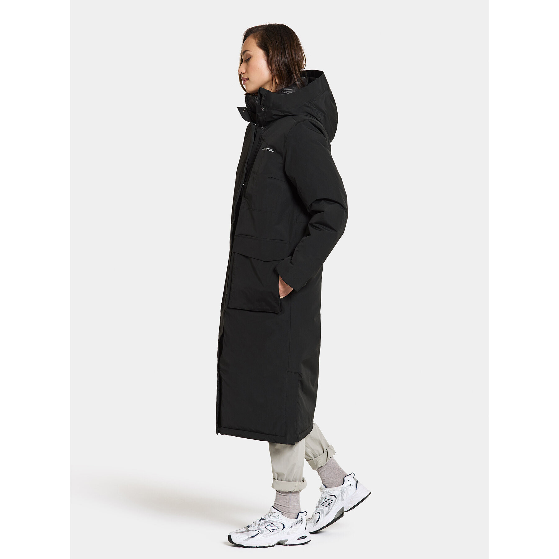 Didriksons Parka Leya Wns Parka L 3 504846 Črna Regular Fit - Pepit.si