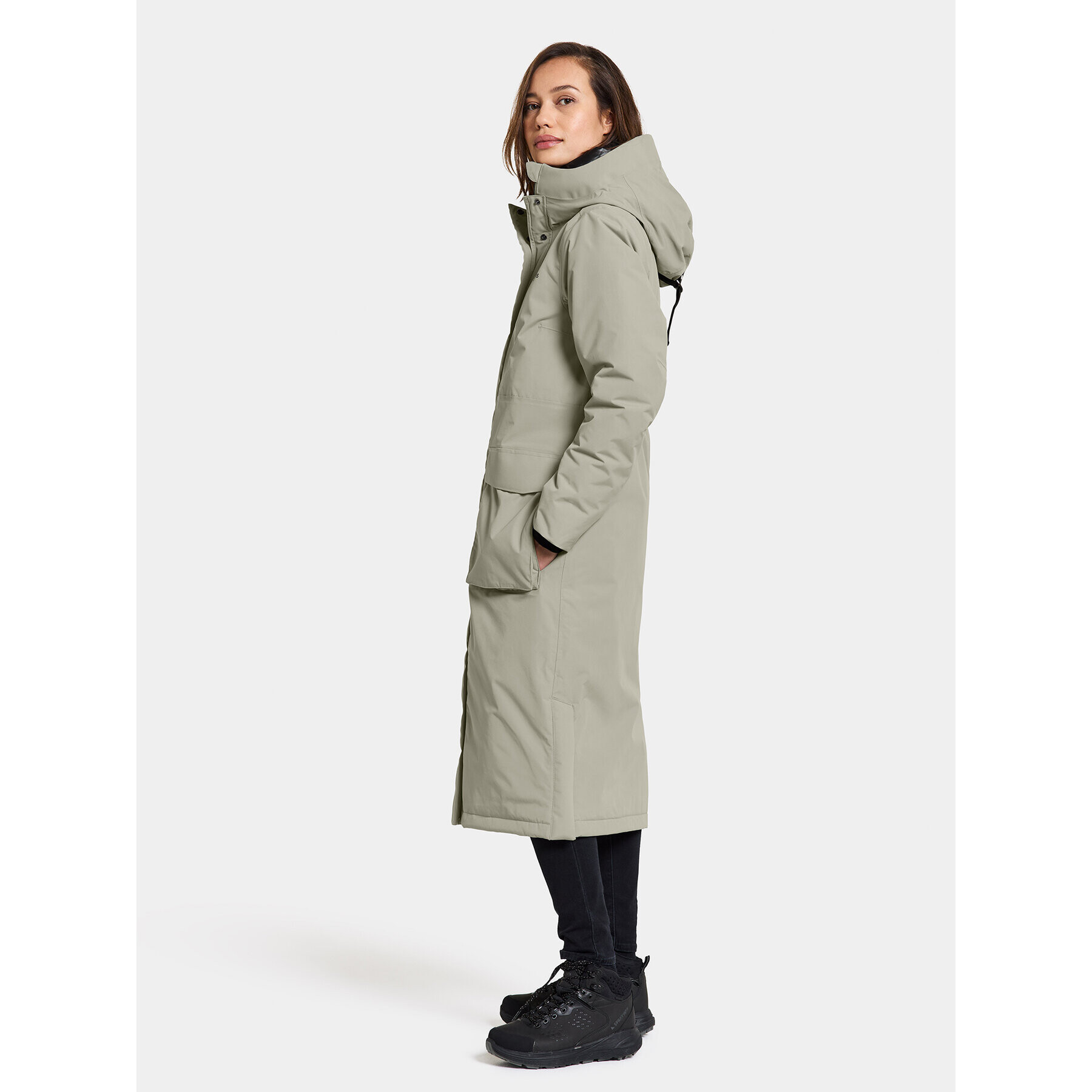 Didriksons Parka Leya Wns Parka L 3 504846 Zelena Regular Fit - Pepit.si