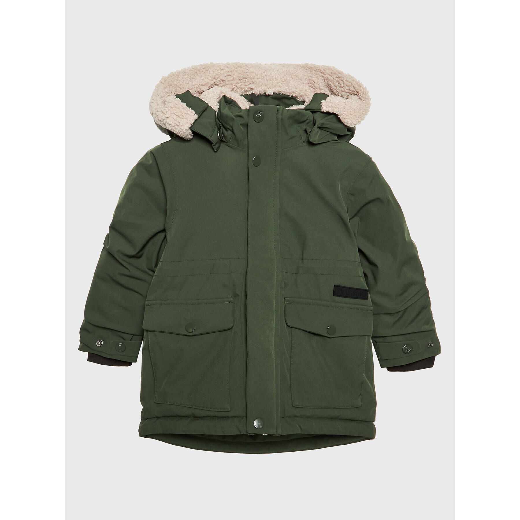 Didriksons Parka Lizzo 504367 Zelena Regular Fit - Pepit.si