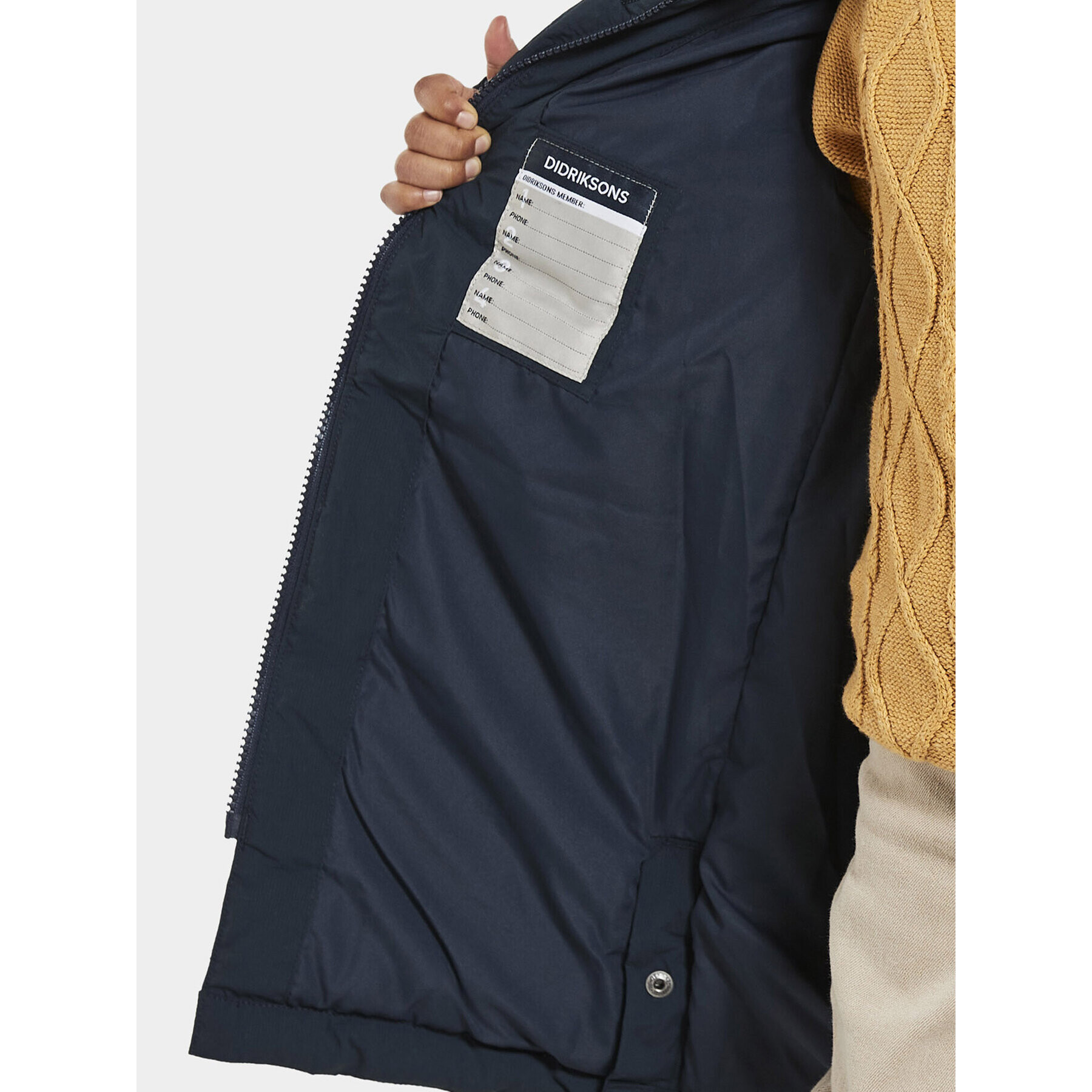 Didriksons Parka Snöfrid 504345 Mornarsko modra Regular Fit - Pepit.si