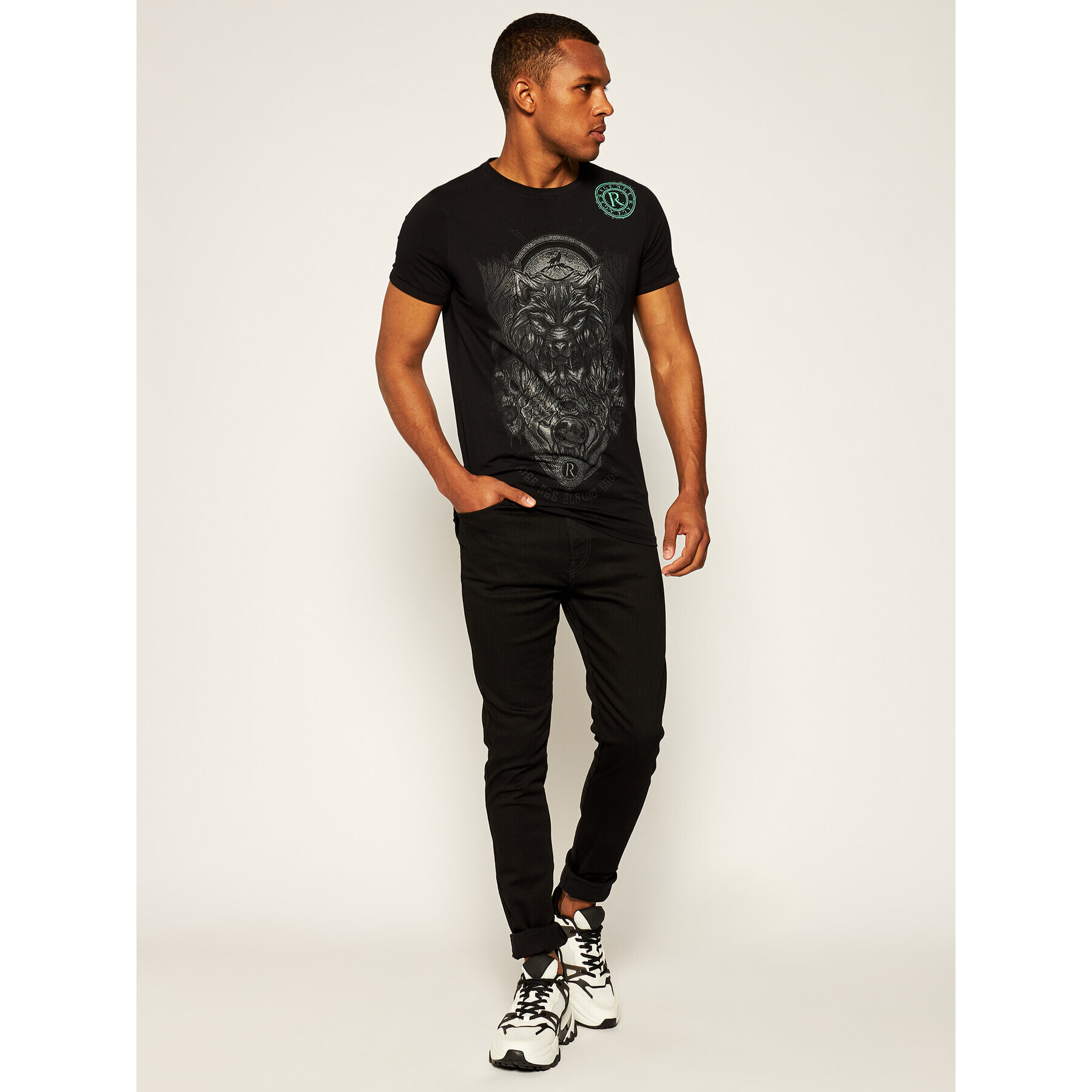 Diesel Jeans hlače 00SMZ 069EF Črna Super Skinny Fit - Pepit.si