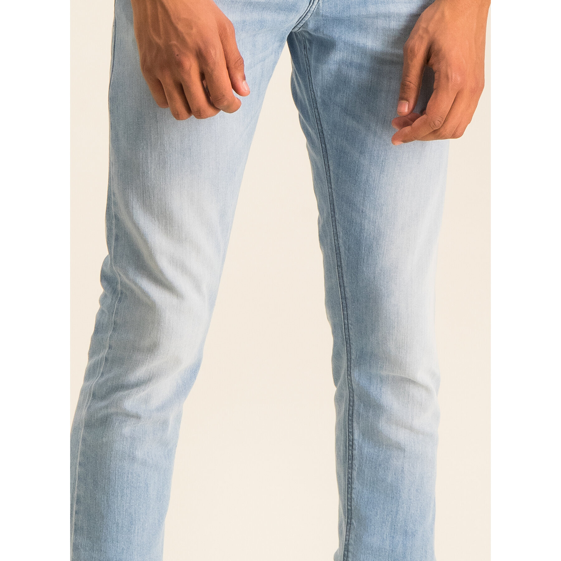 Diesel Jeans hlače D-Luster 00SID9 0095U Modra Slim Fit - Pepit.si