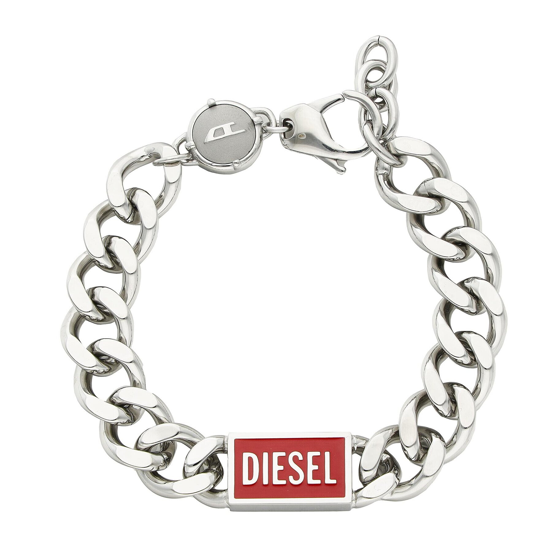 Diesel Zapestnica DX1371040 Srebrna - Pepit.si