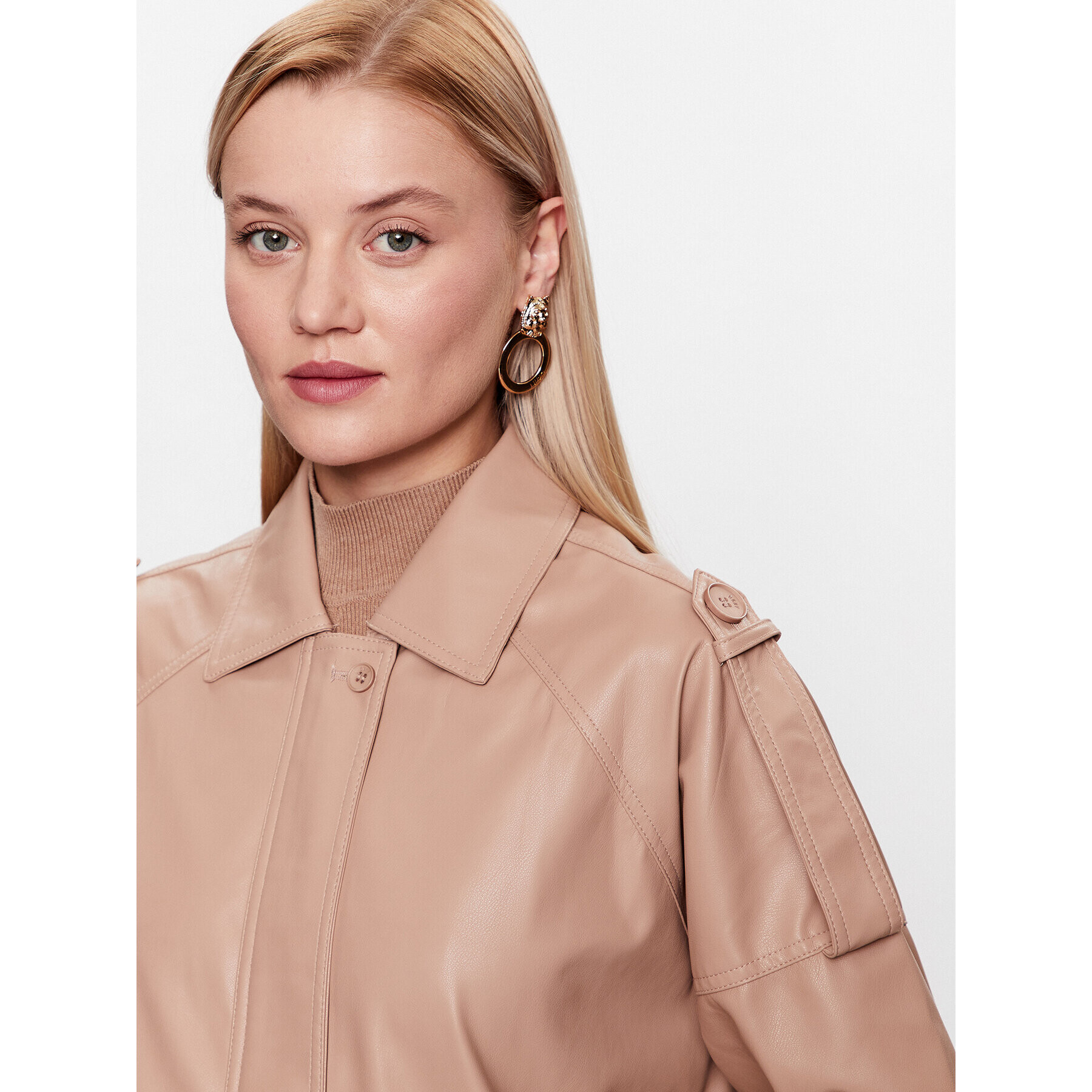 DKNY Bomber jakna P3ACTR28 Bež - Pepit.si